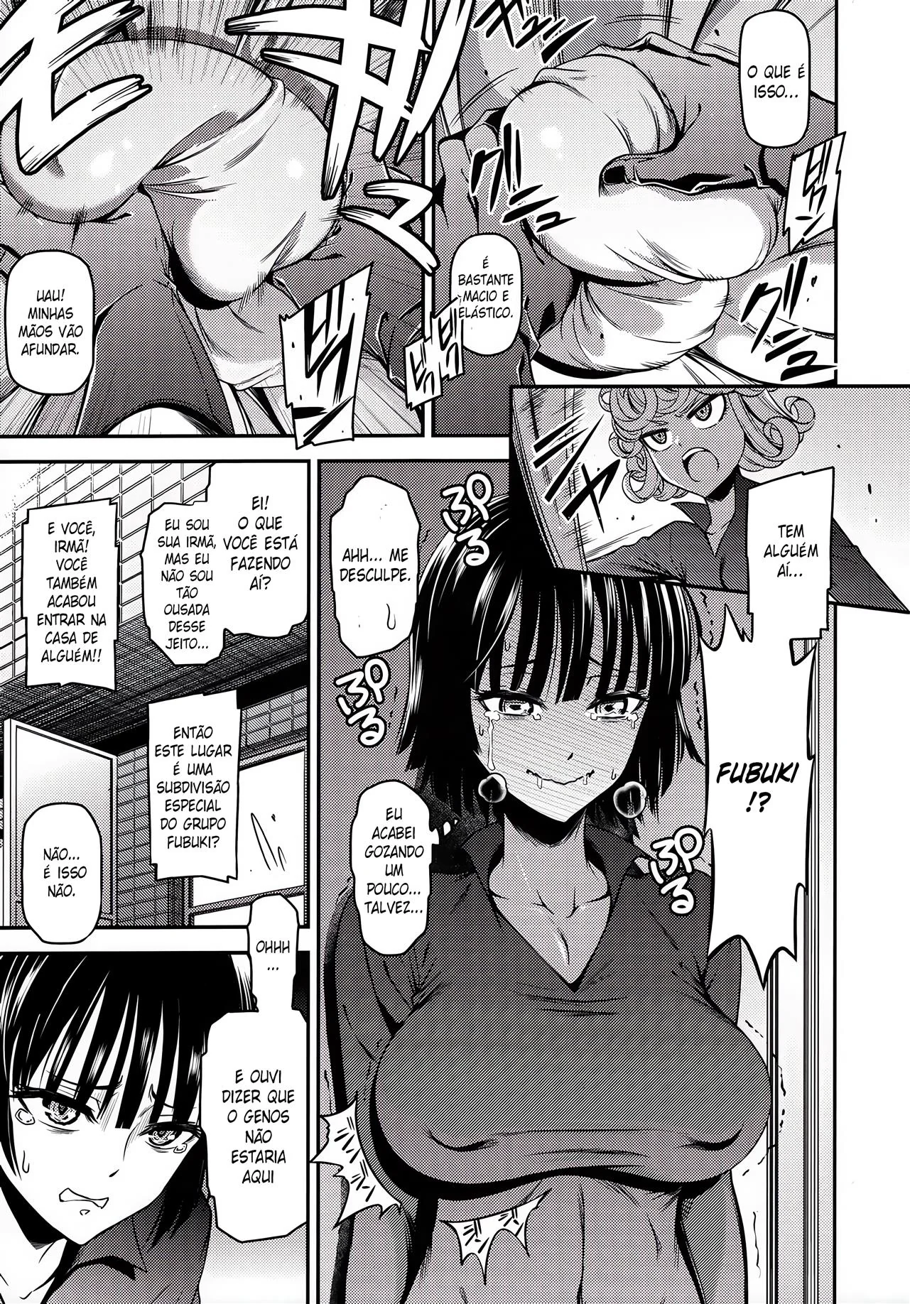 Tatsumaki e Fubuki disputam a piroca de Saitama em One-Hurricane 4 – One Punch Man Hentai HQ Brasileiro
