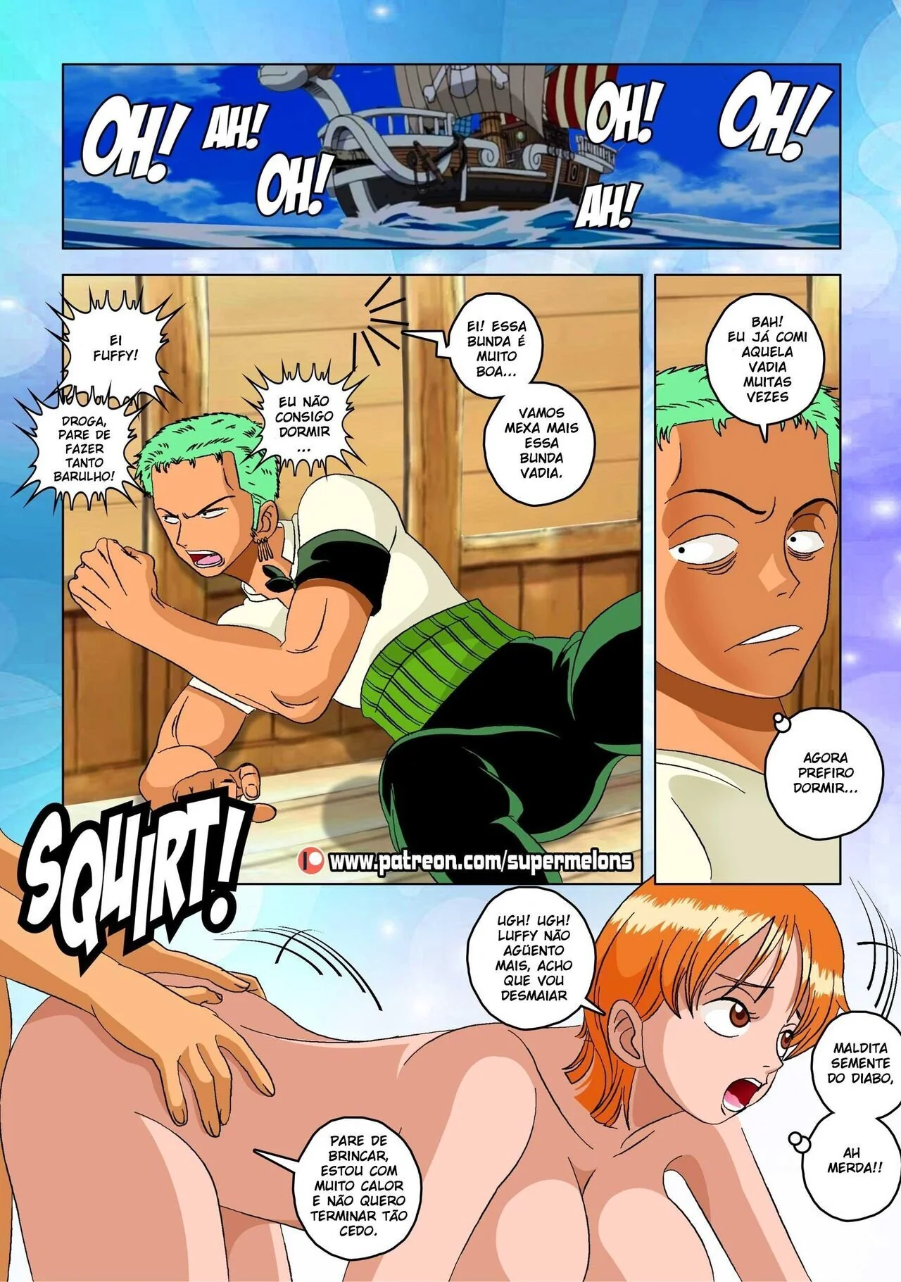 [REVISAR POST ⚠️✏️] One Piece Hentai: A Semente do Diabo