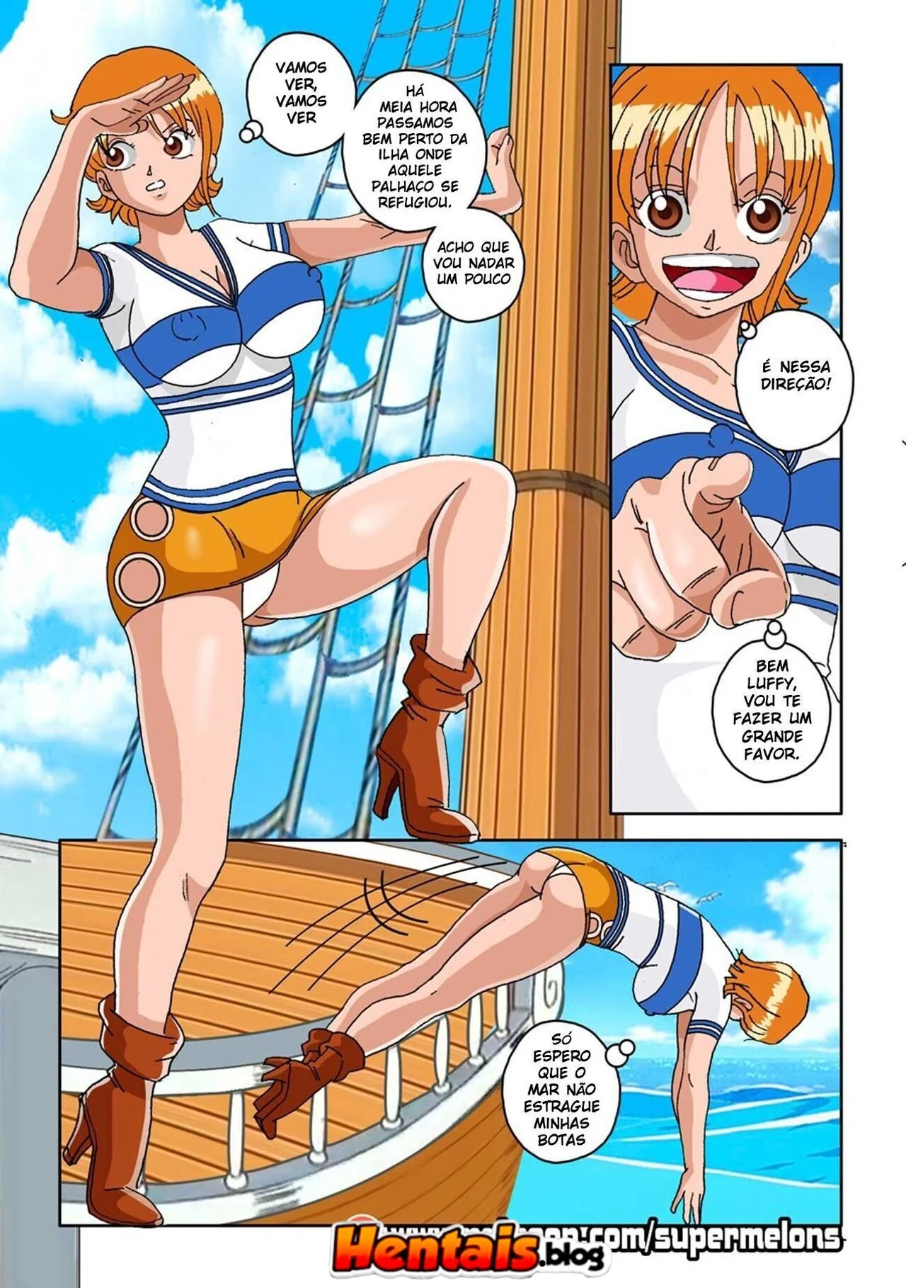 [REVISAR POST ⚠️✏️] One Piece Hentai: A Semente do Diabo
