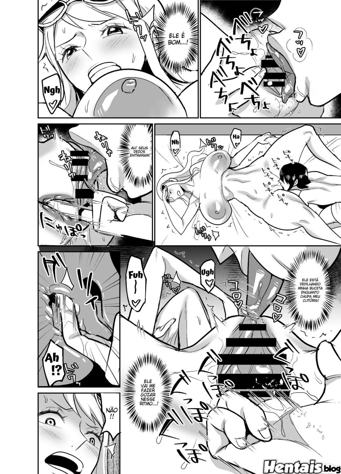 Nami e Nico Robin: Peitudas em Férias na Ilha – Massagem e Muita Putaria!” em Hentai HQ