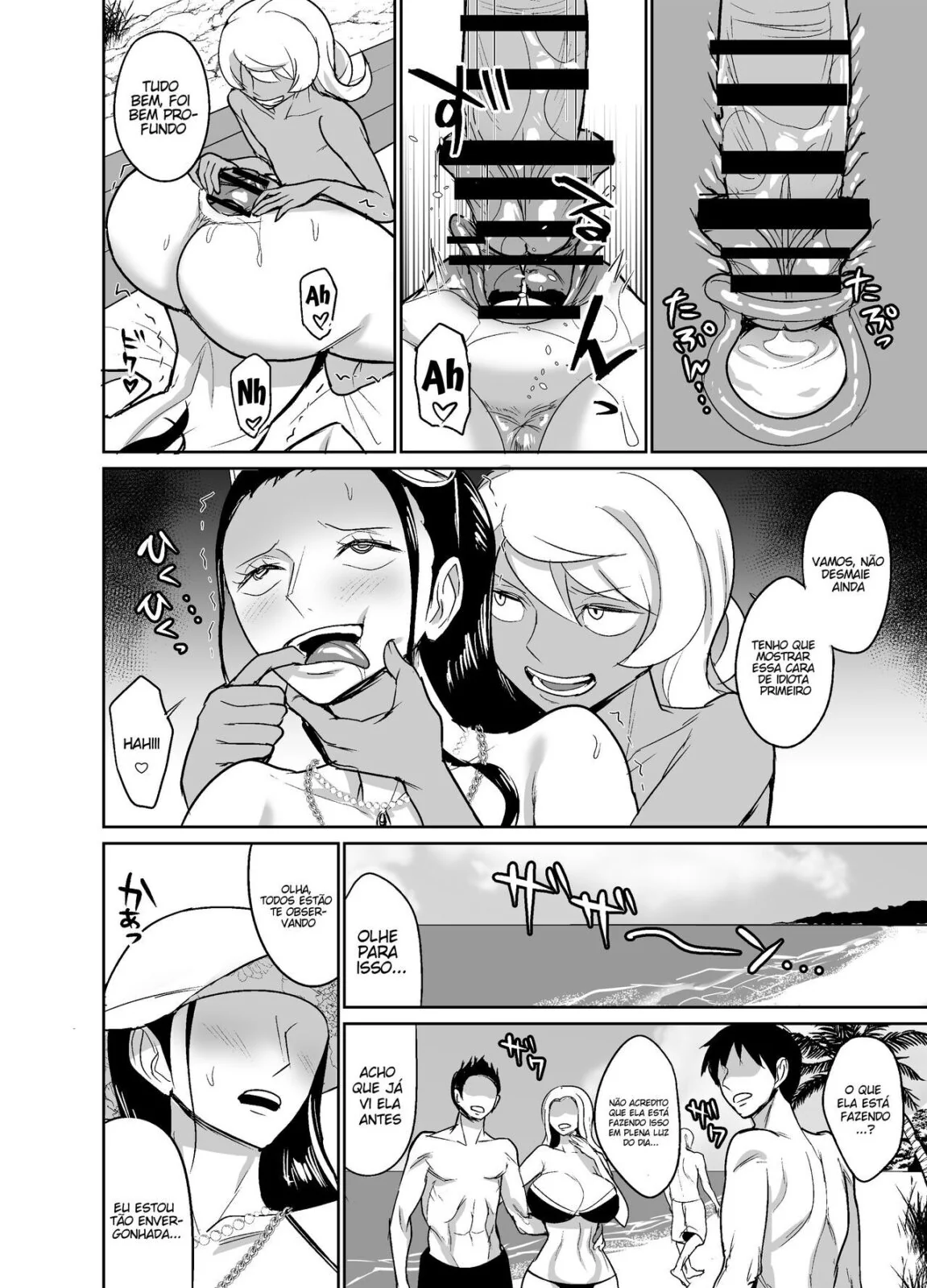 Nami e Nico Robin: Peitudas em Férias na Ilha – Massagem e Muita Putaria!” em Hentai HQ