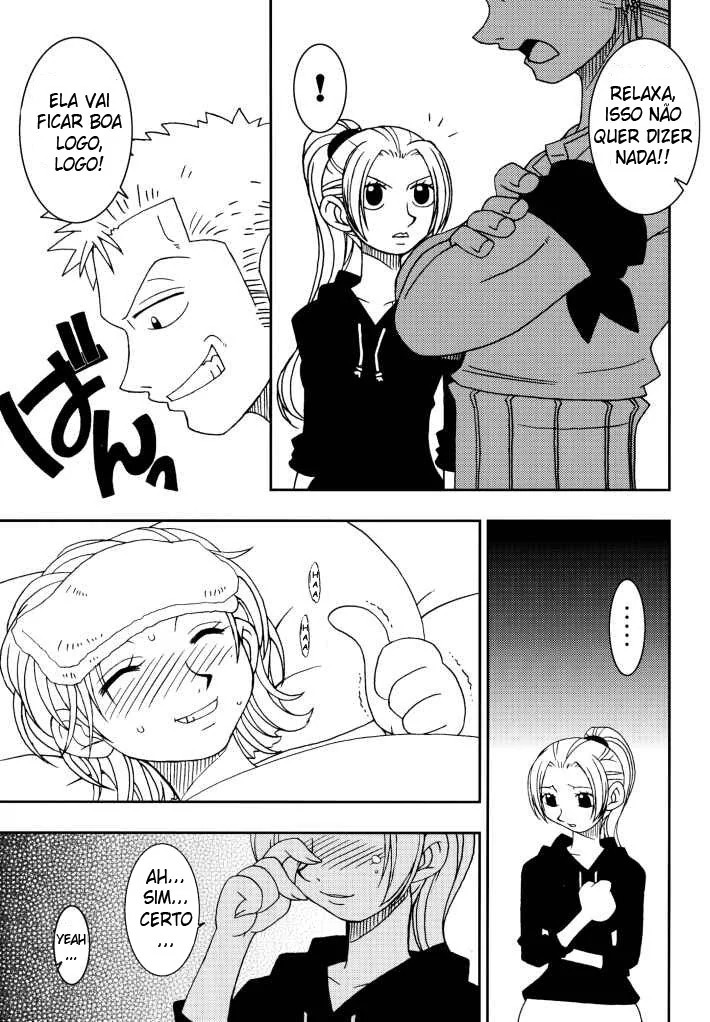 Nami a Piranha de Orange Pie: Cuidados Especiais do Zoro no Hentai HQ Brasileiro