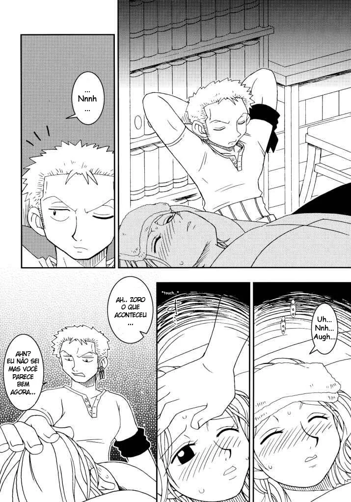 Nami a Piranha de Orange Pie: Cuidados Especiais do Zoro no Hentai HQ Brasileiro