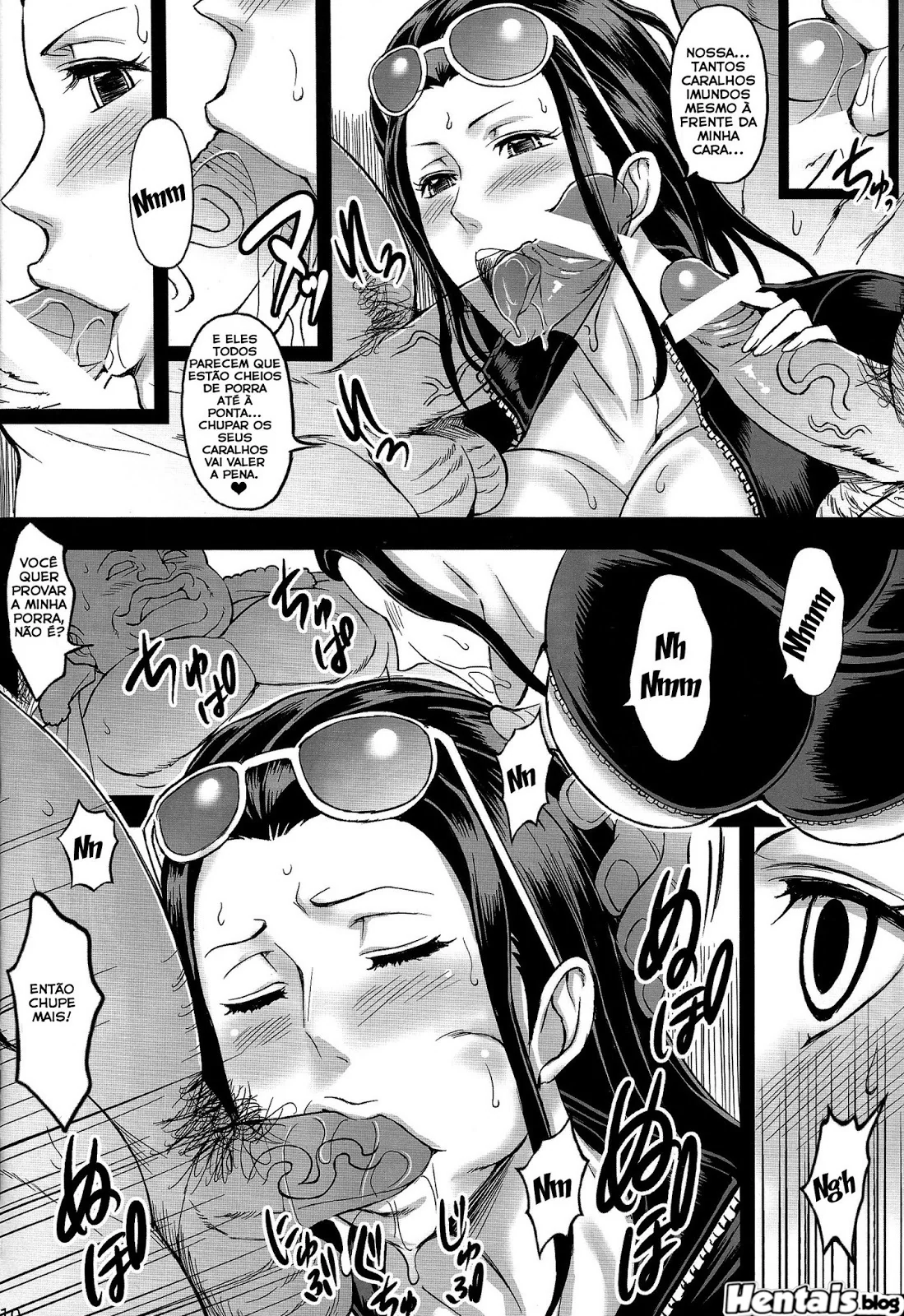 Piratas Safados – Nami, Nico Robin e Tashigi no Paraíso da Piroca em HQ Brasileiro