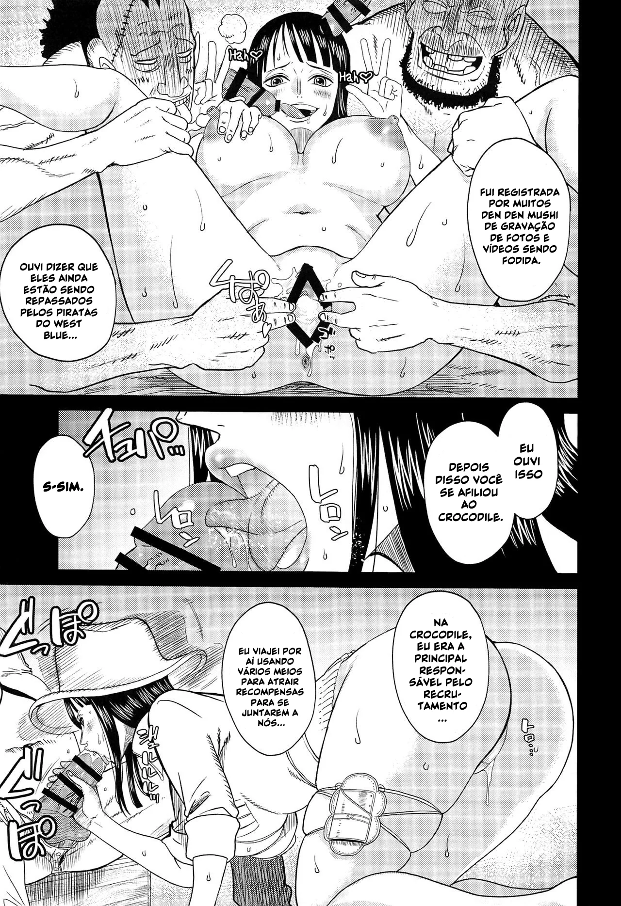 Robin’s Hole 2: A Buceta de Nico Robin Devorada por Malfeitores – HQ Brasileiro