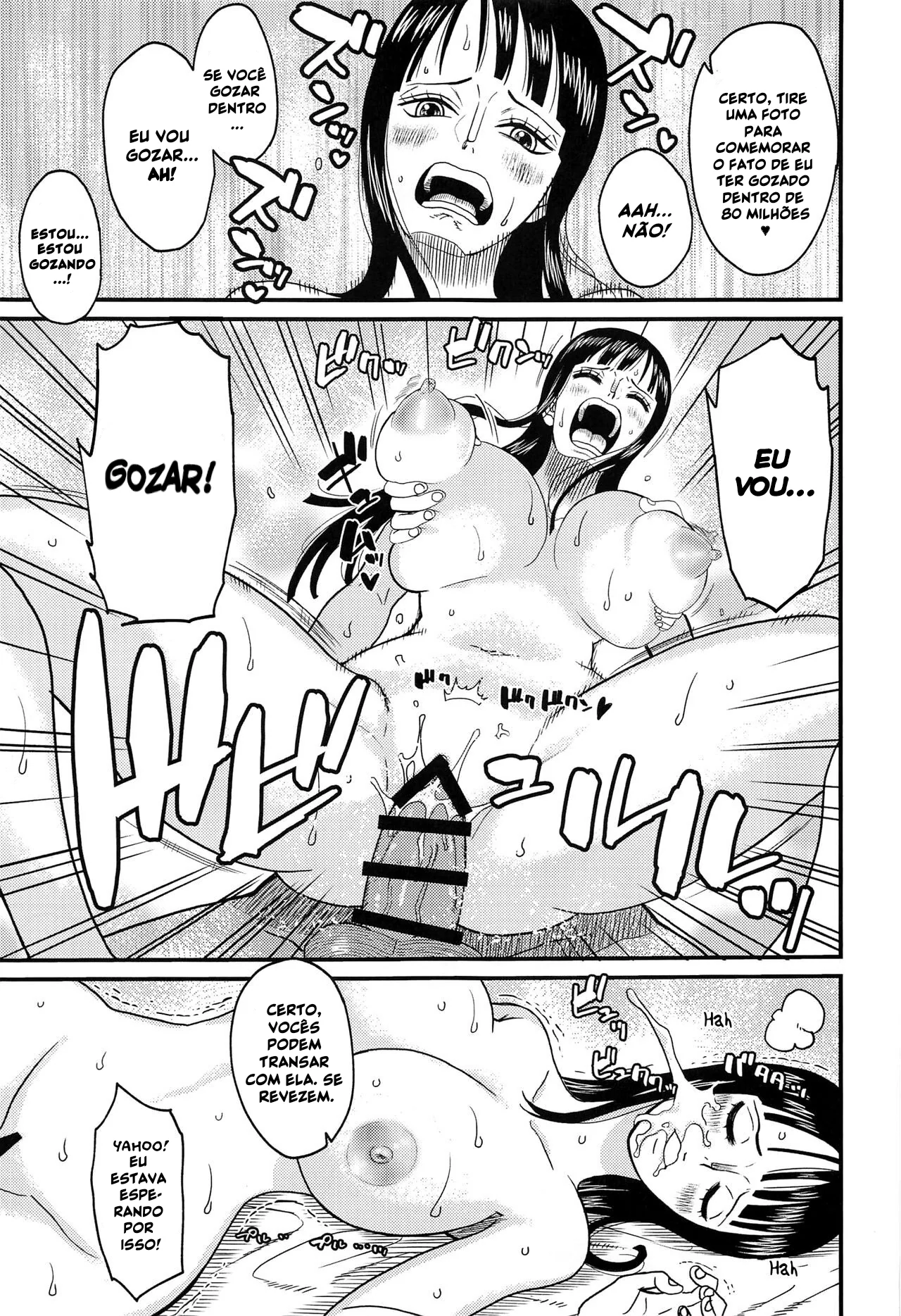 Robin’s Hole 2: A Buceta de Nico Robin Devorada por Malfeitores – HQ Brasileiro