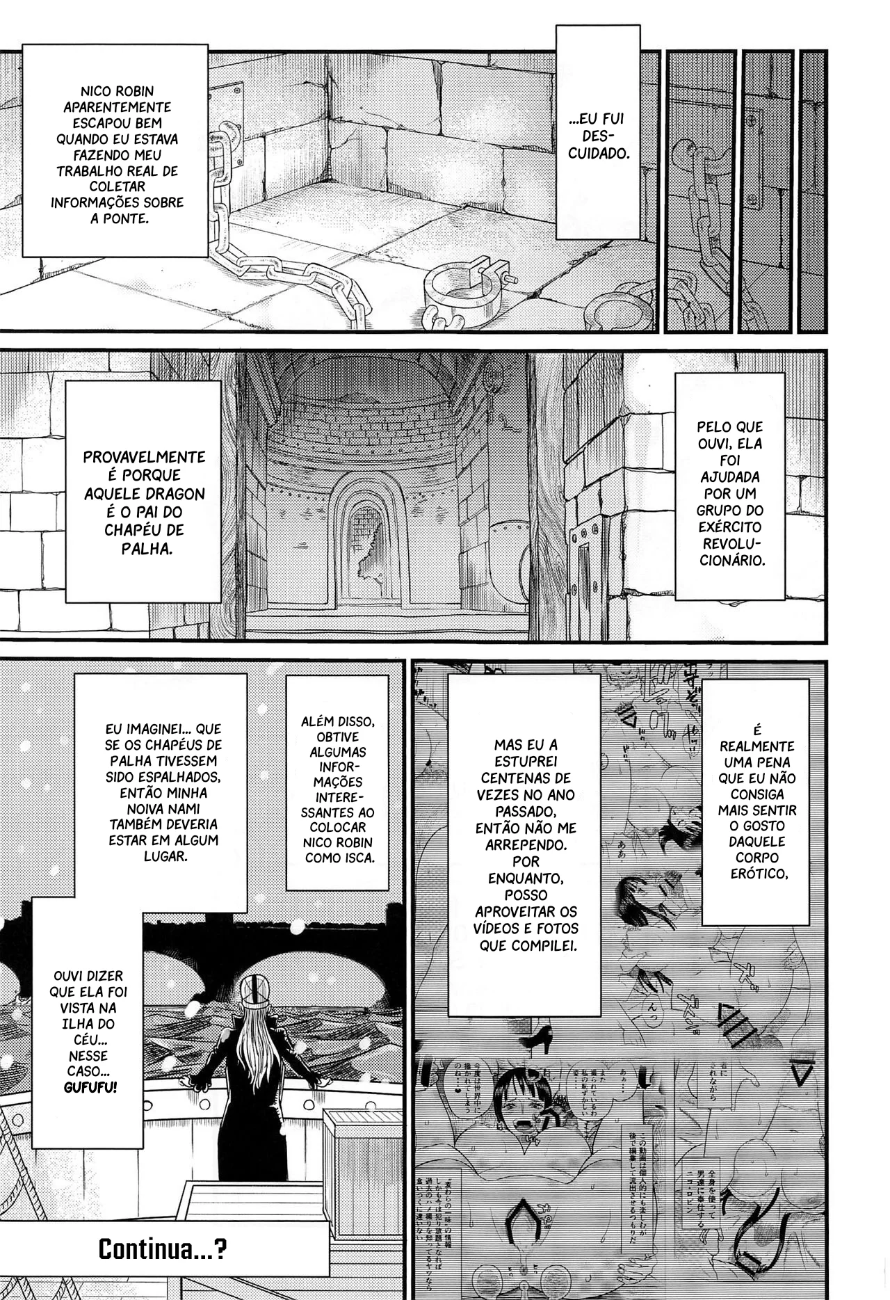 Robin’s Hole 2: A Buceta de Nico Robin Devorada por Malfeitores – HQ Brasileiro
