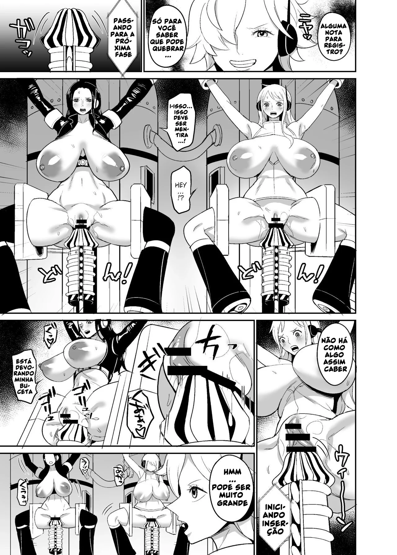 [REVISAR POST ⚠️✏️] One Piece: Máquina de Estupro Pirata Feminina