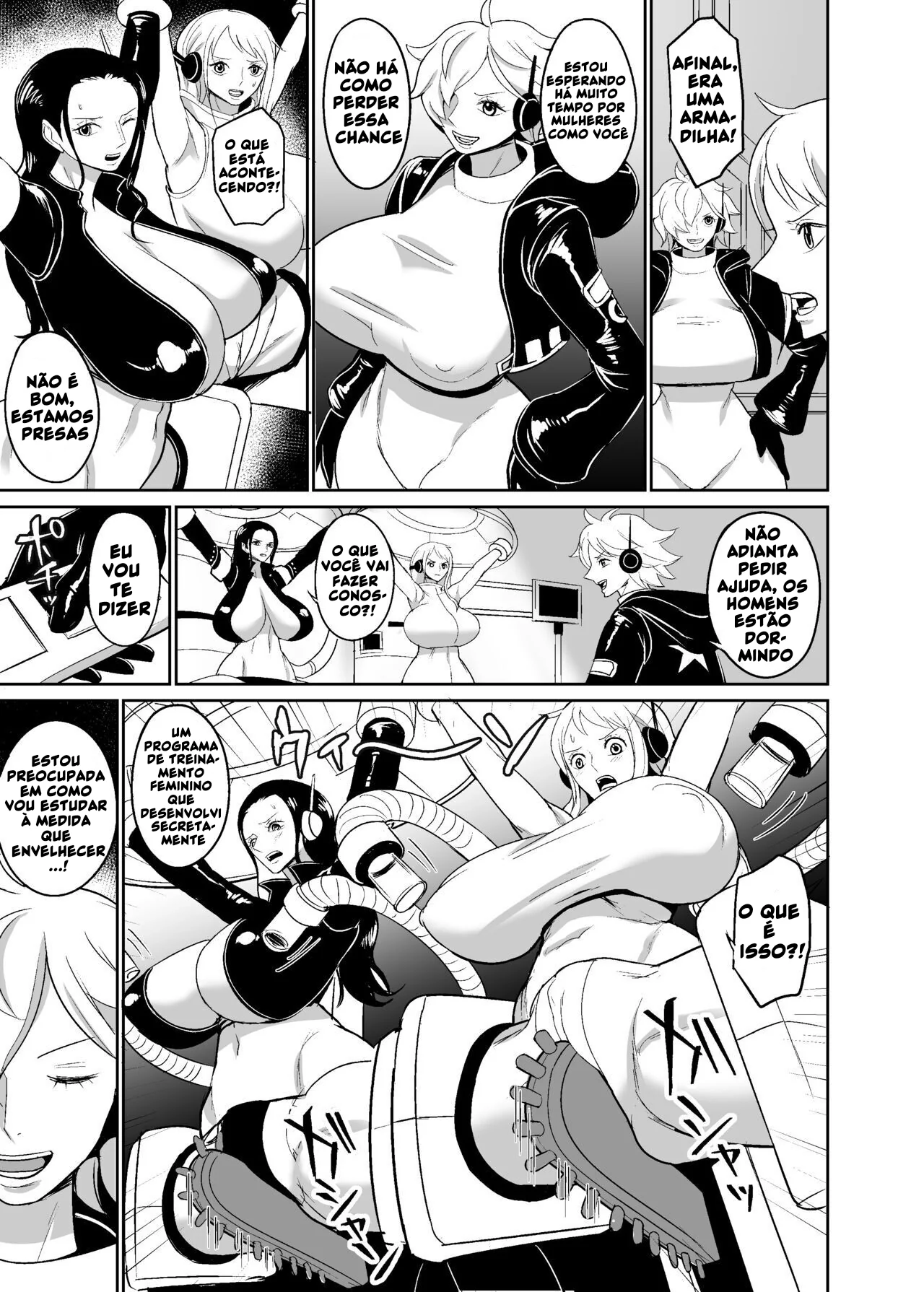 [REVISAR POST ⚠️✏️] One Piece: Máquina de Estupro Pirata Feminina
