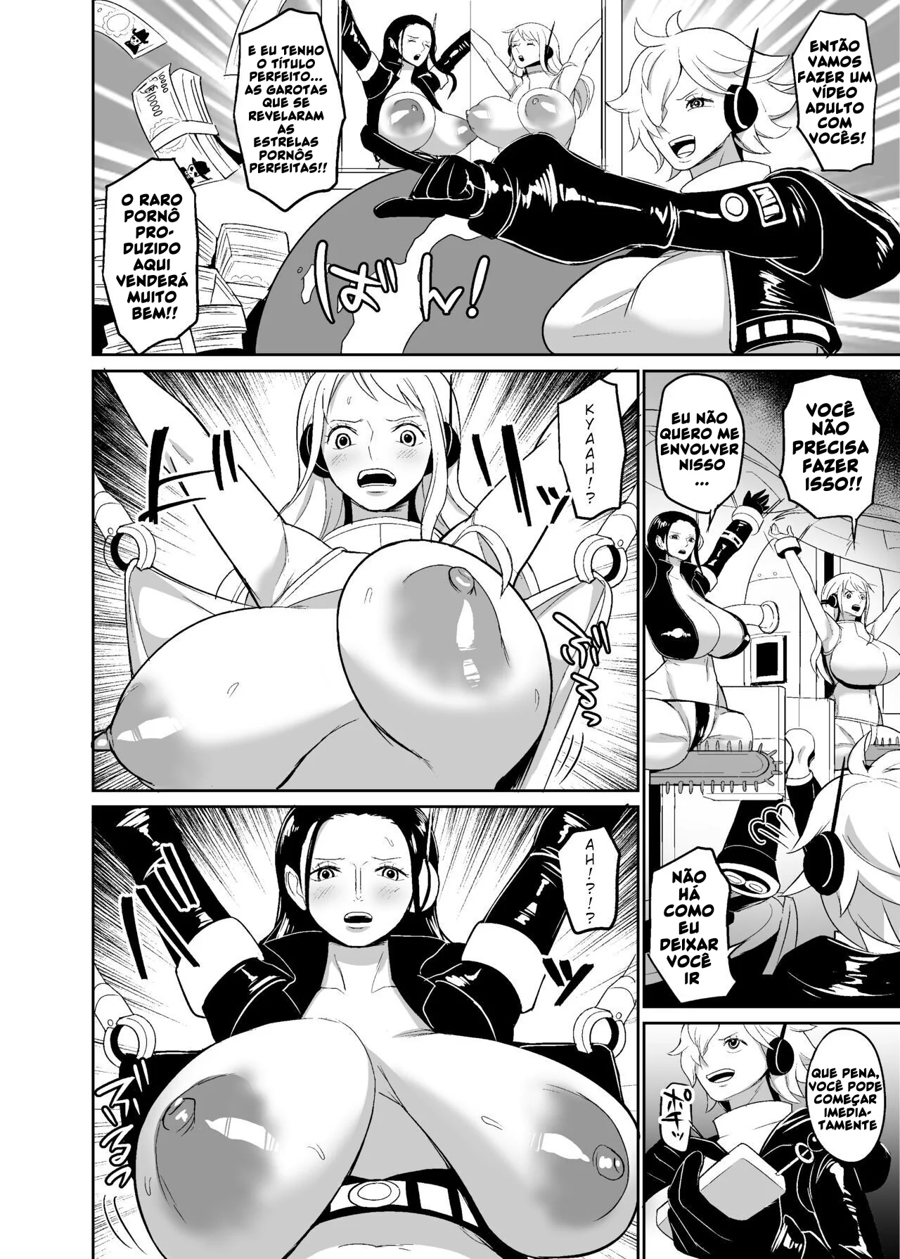 [REVISAR POST ⚠️✏️] One Piece: Máquina de Estupro Pirata Feminina