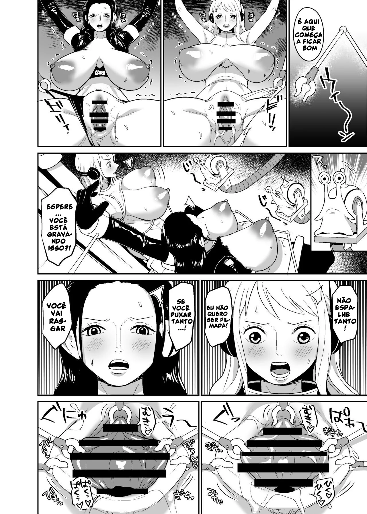 [REVISAR POST ⚠️✏️] One Piece: Máquina de Estupro Pirata Feminina