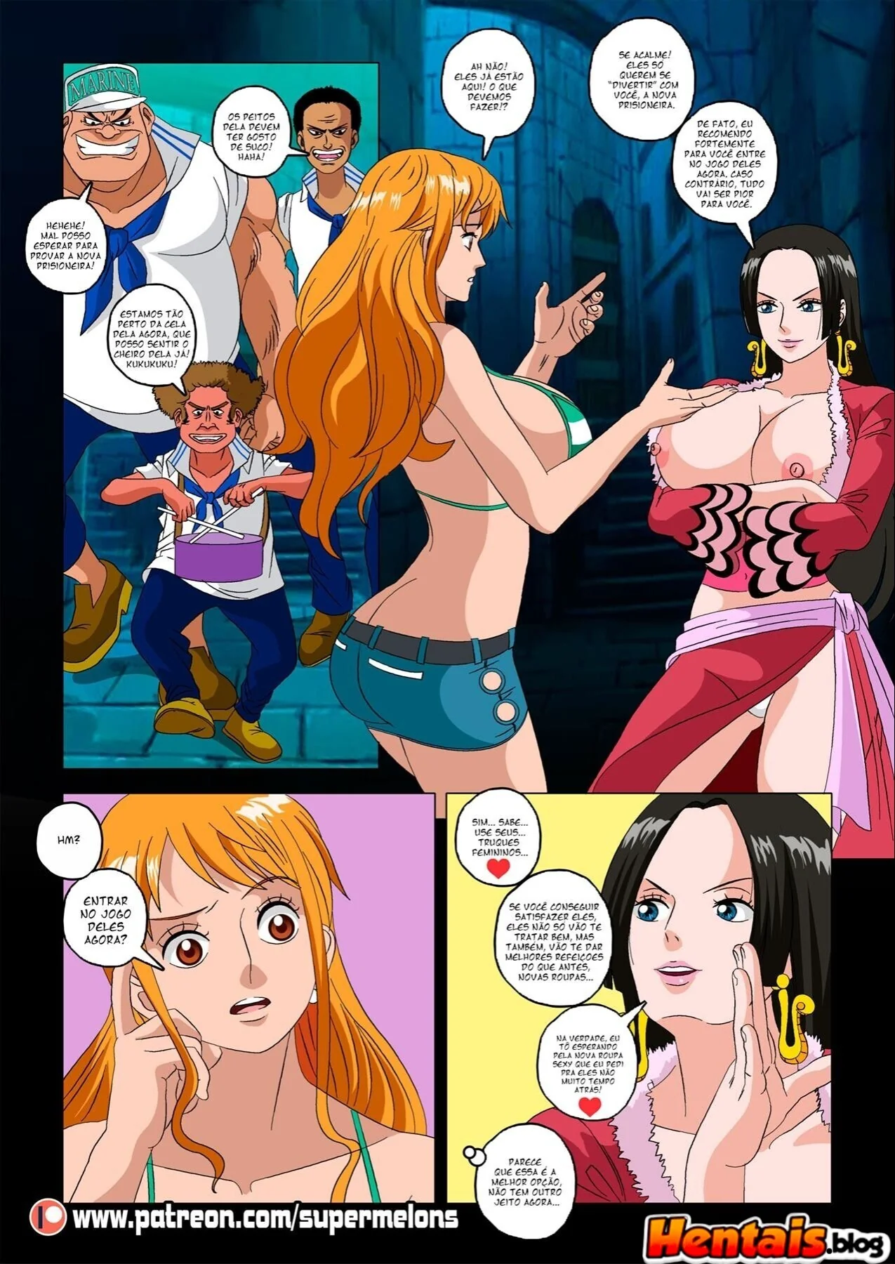 [REVISAR POST ⚠️✏️] One Piece Porno: A Fuga de Nami
