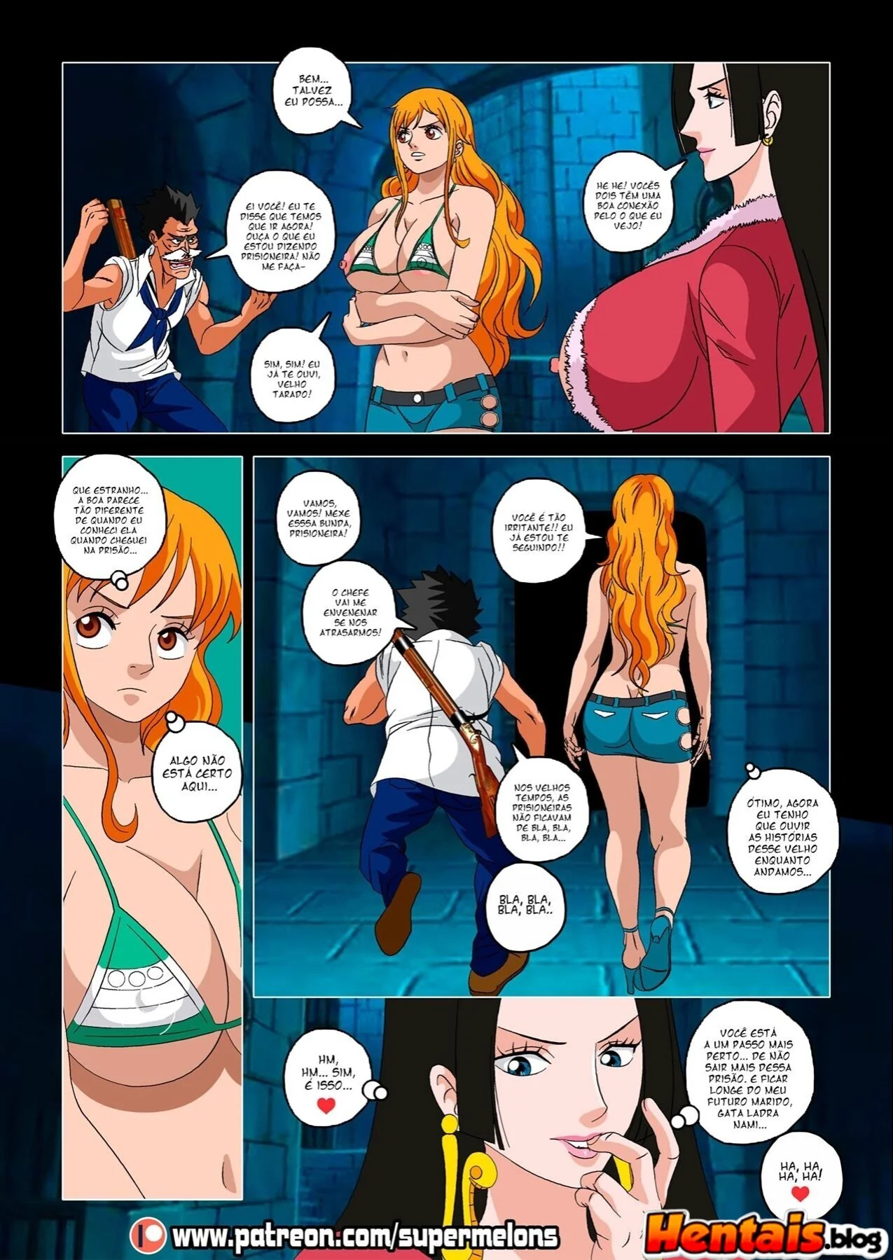 [REVISAR POST ⚠️✏️] One Piece Porno: A Fuga de Nami
