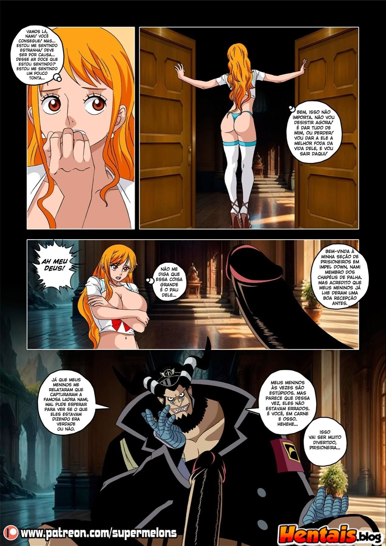 [REVISAR POST ⚠️✏️] One Piece Porno: A Fuga de Nami