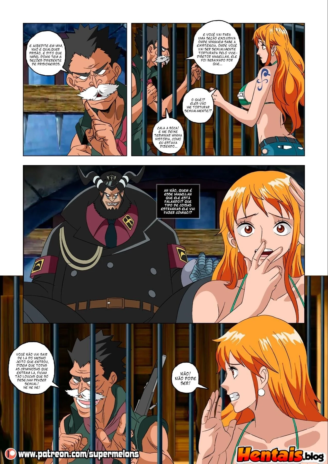 [REVISAR POST ⚠️✏️] One Piece Porno: A Fuga de Nami