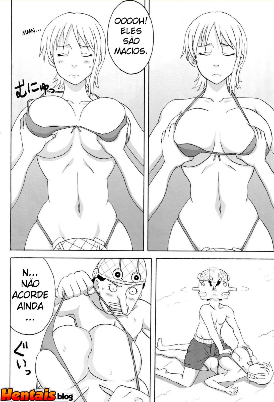 Gostosa sendo fodida pelo narigudo Usopp em Hentai HQ Brasileiro