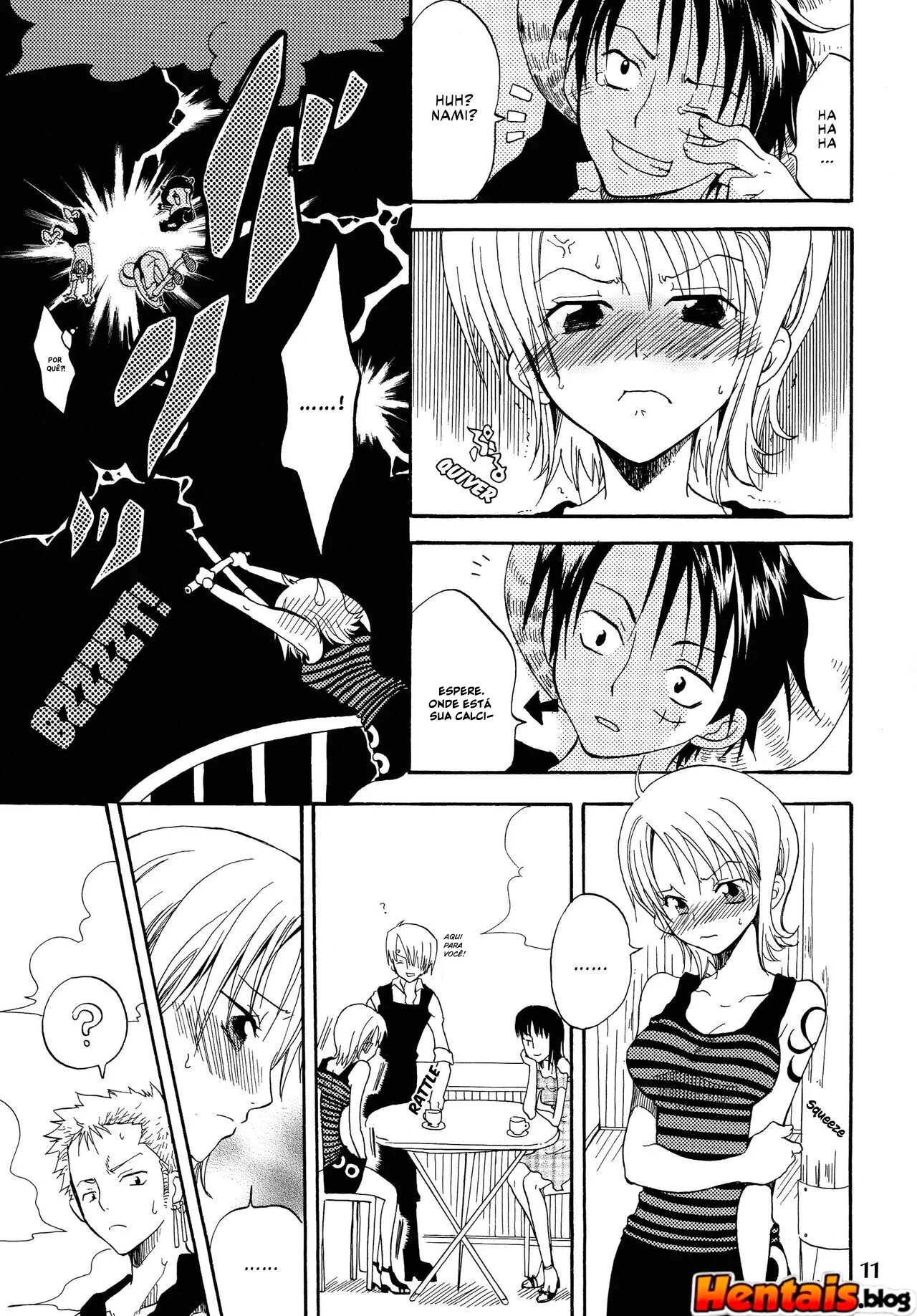 Piranha Nami no Soco de Felicidade 6 – Exploração de buceta em hentai HQ