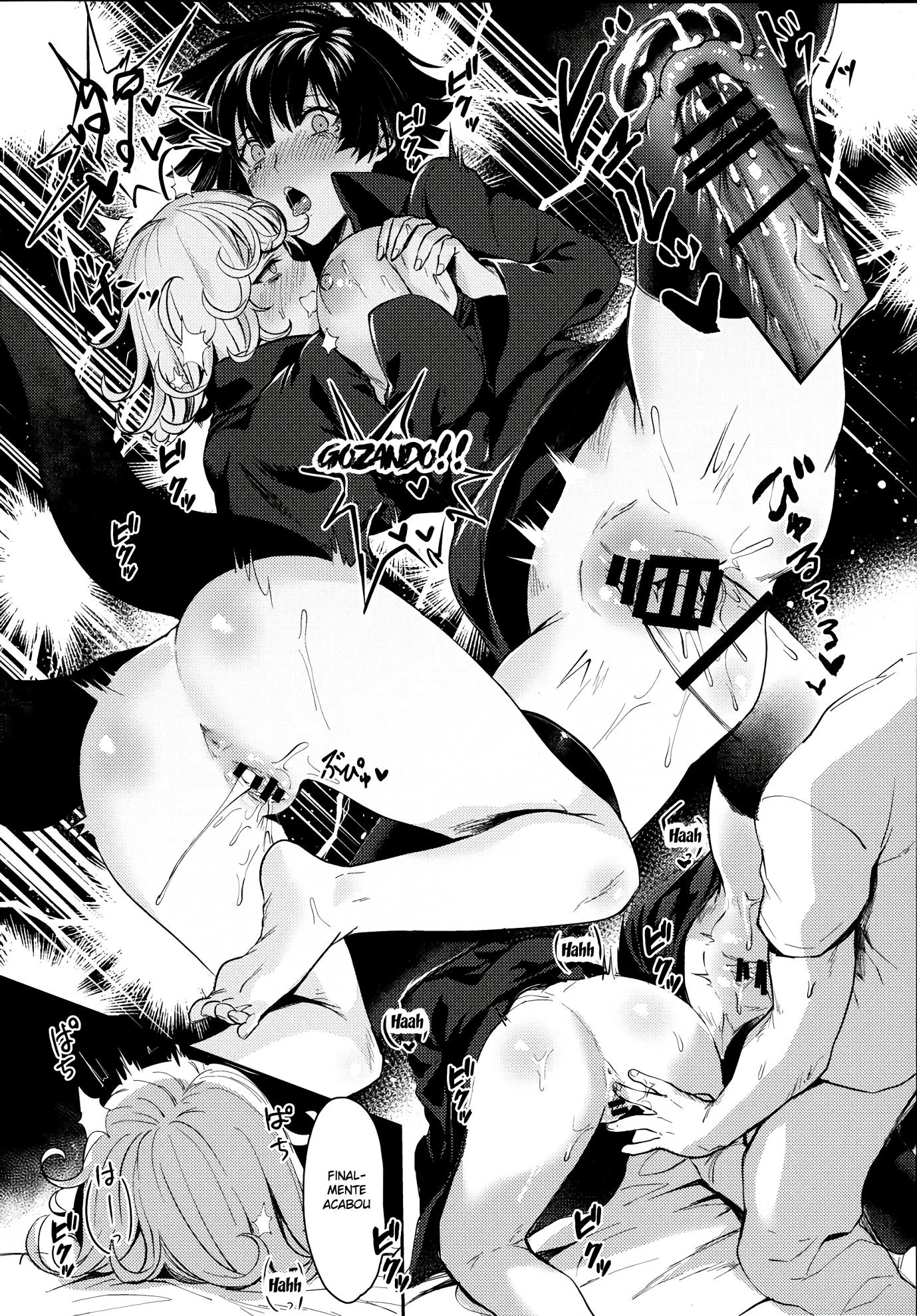 A Primeira Transa de Fubuki em One Punch Man Hentai HQ – Surpresa interrompe a buceta da piranha