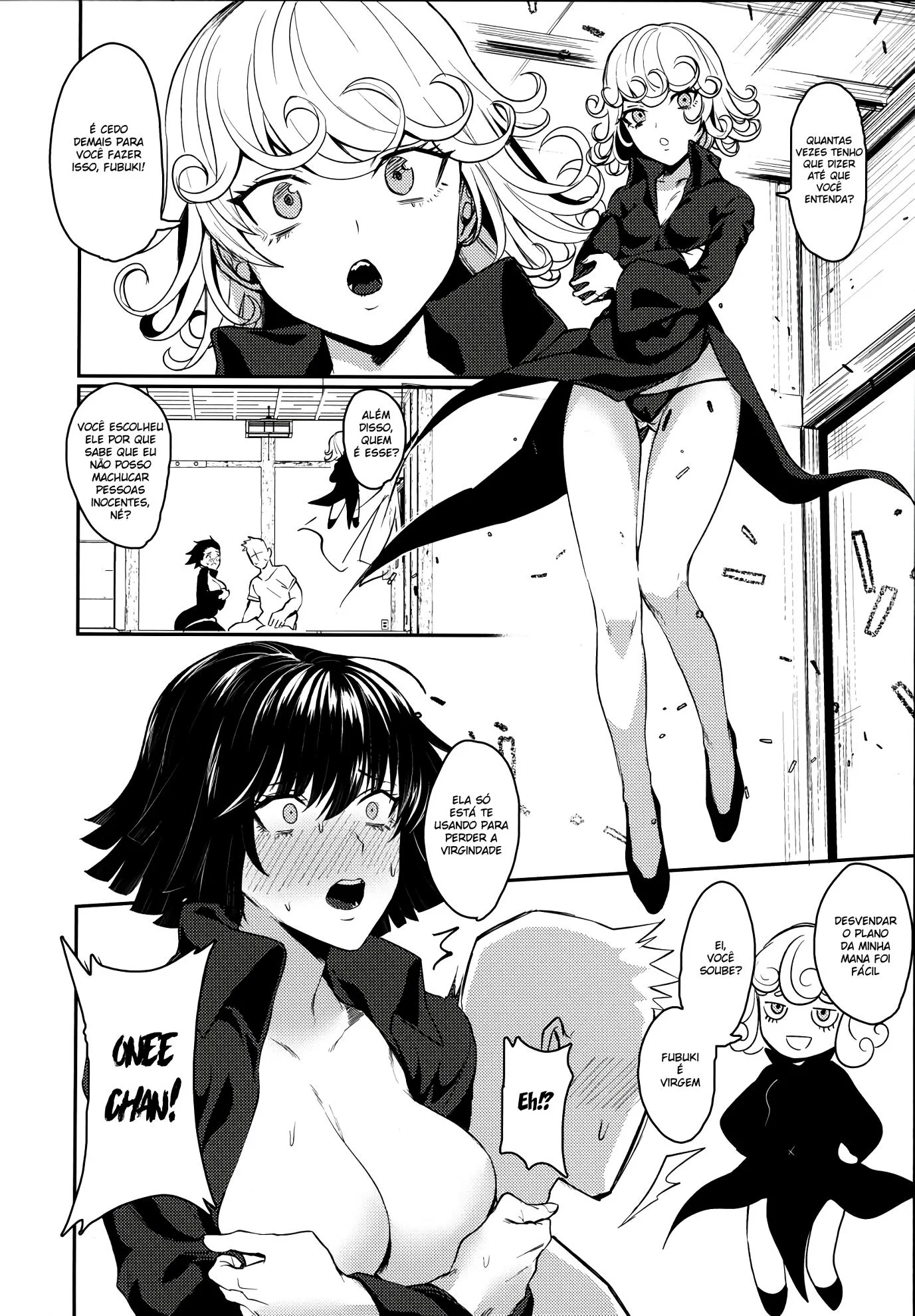 A Primeira Transa de Fubuki em One Punch Man Hentai HQ – Surpresa interrompe a buceta da piranha