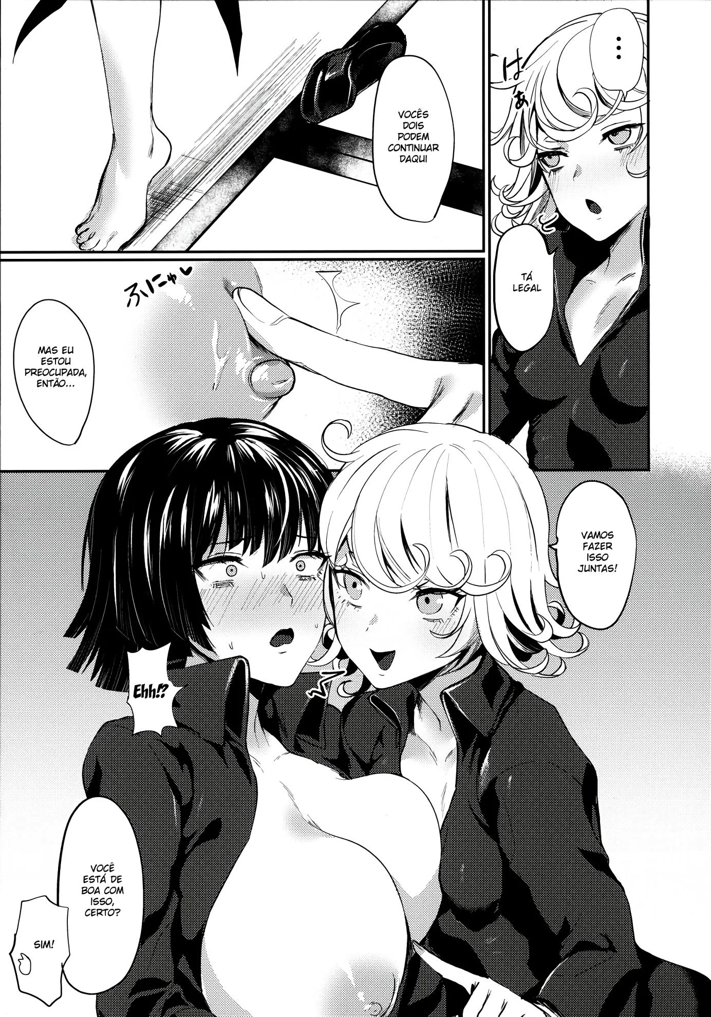 A Primeira Transa de Fubuki em One Punch Man Hentai HQ – Surpresa interrompe a buceta da piranha