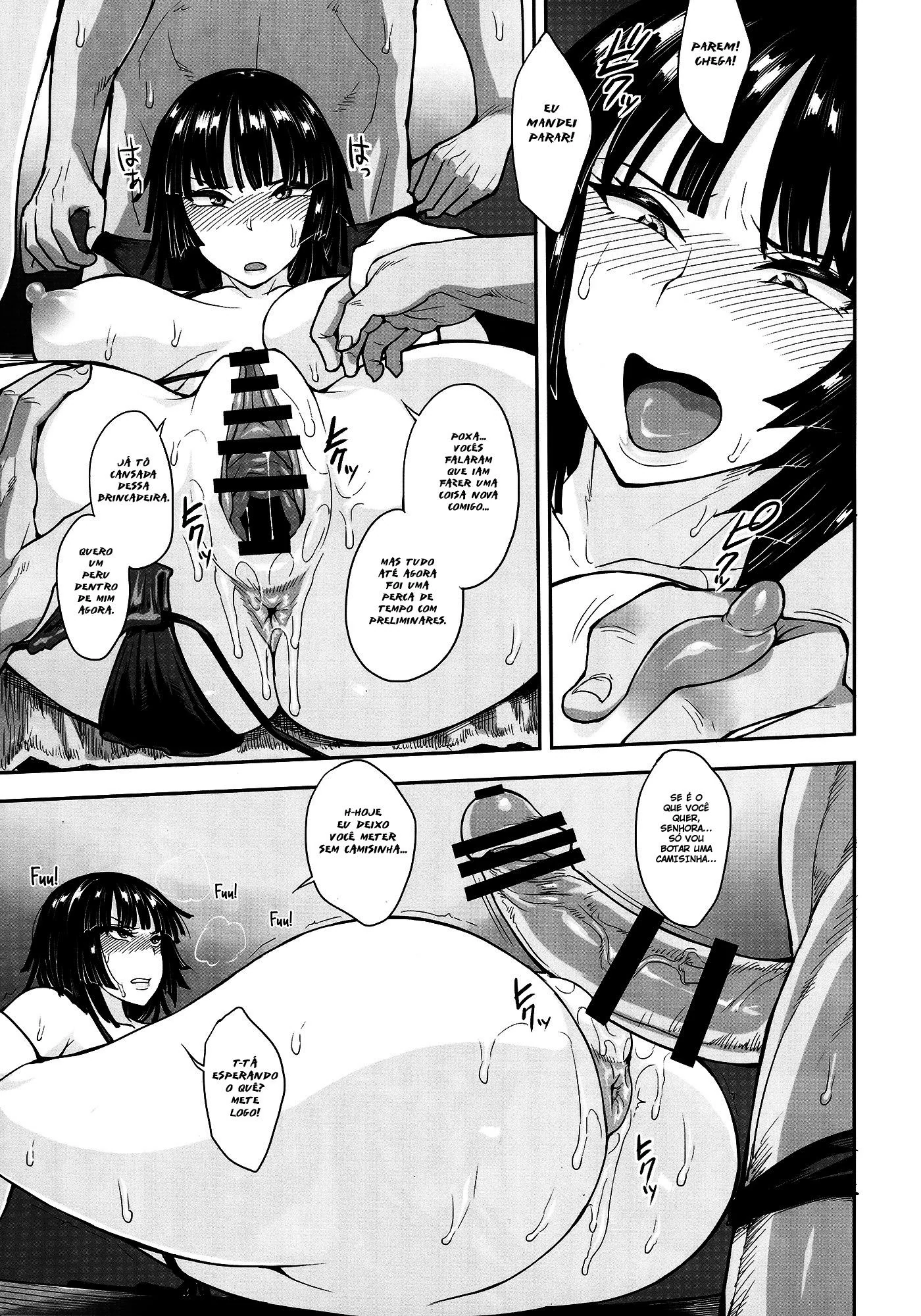 Fubuki, a Líder Piranha, Fudendo Gostoso com suas Subordinadas em Hentai HQ Brasileiro