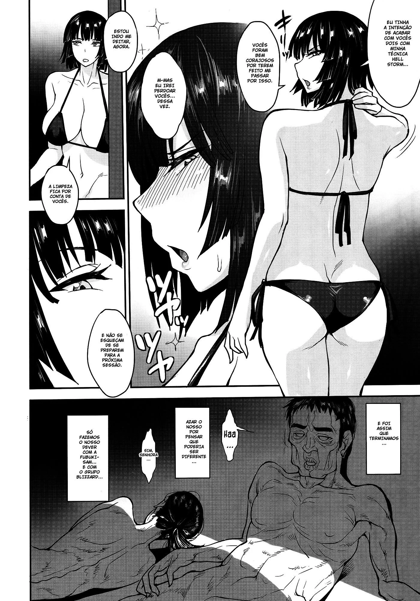 Fubuki, a Líder Piranha, Fudendo Gostoso com suas Subordinadas em Hentai HQ Brasileiro