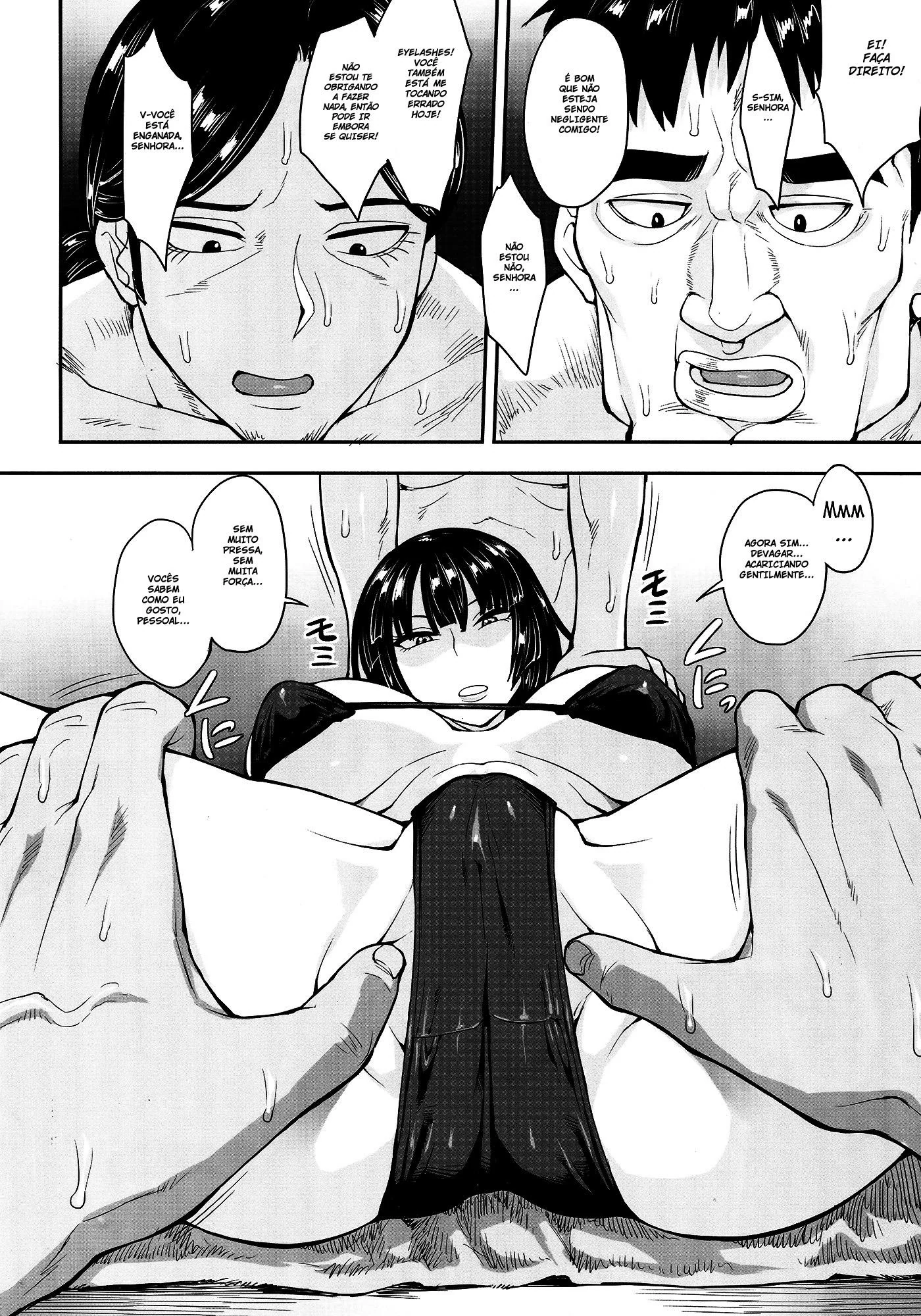 Fubuki, a Líder Piranha, Fudendo Gostoso com suas Subordinadas em Hentai HQ Brasileiro