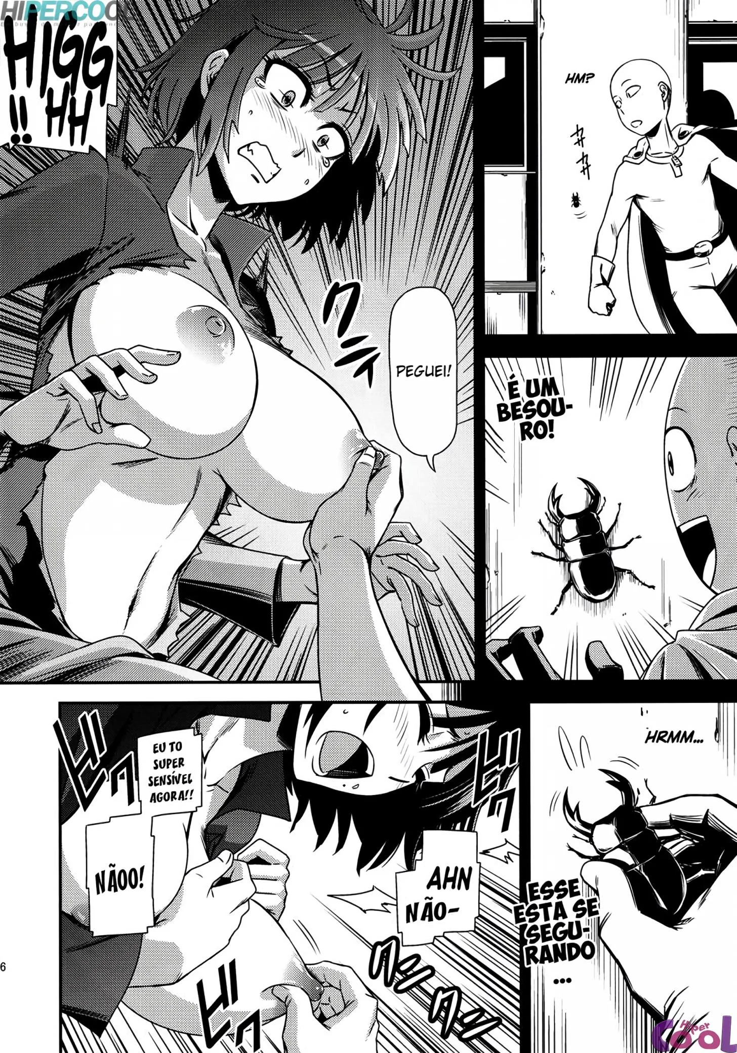 Fubuki, a Piranha do One Punch Man, Pega Saitama de Pau Duro – HQ Brasileiro