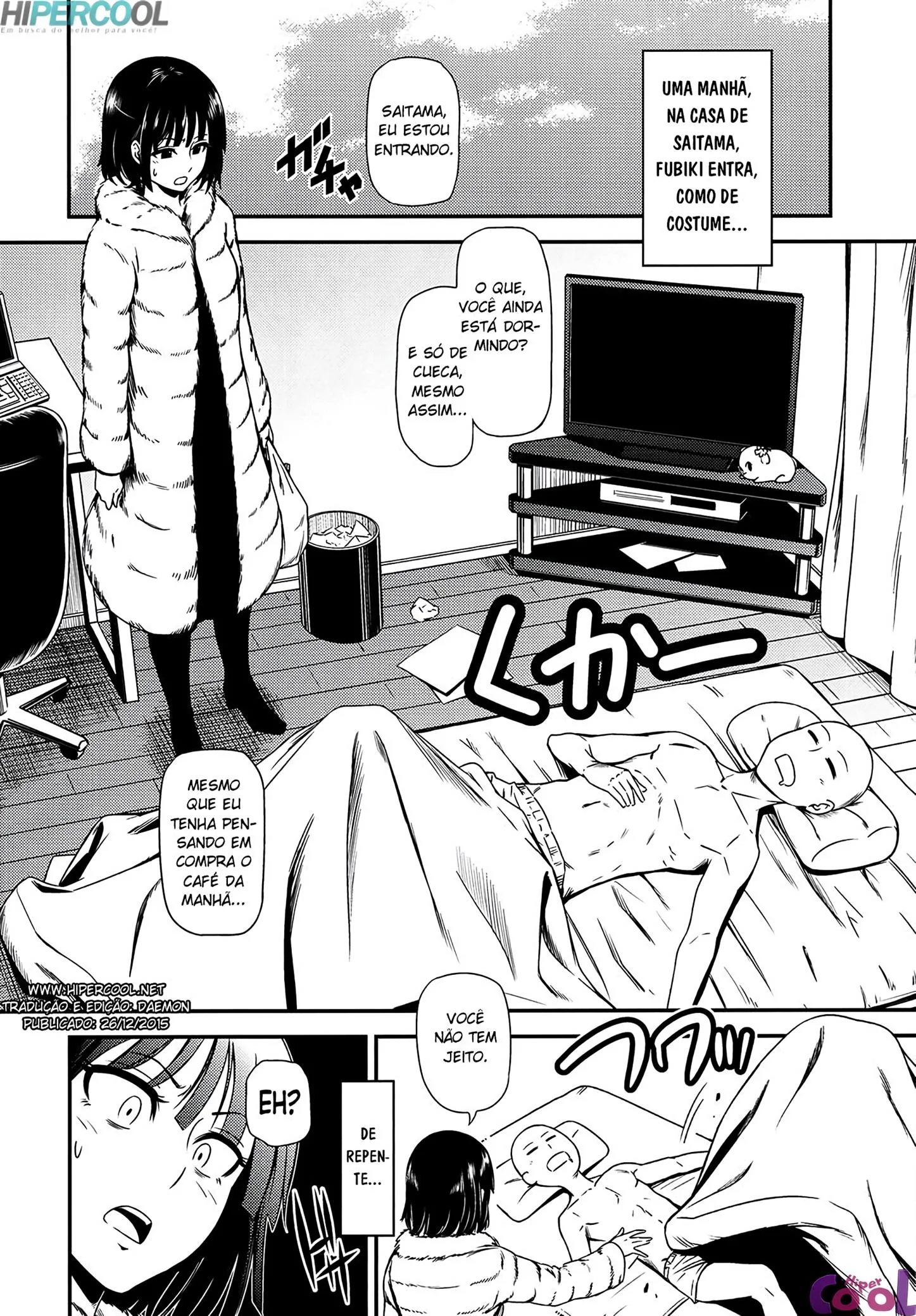 Fubuki, a Piranha do One Punch Man, Pega Saitama de Pau Duro – HQ Brasileiro