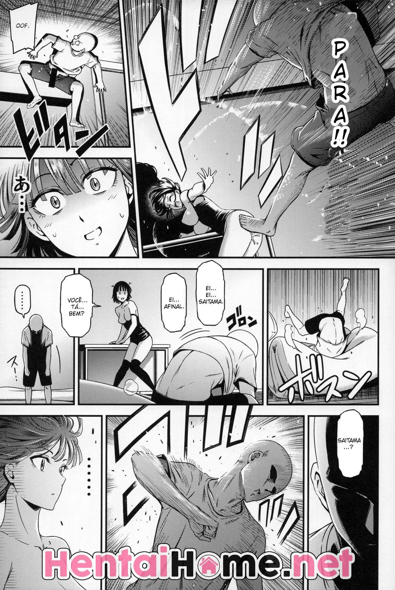 Saitama Metendo a Rola na Piranha Fubuki em Anime HQ
