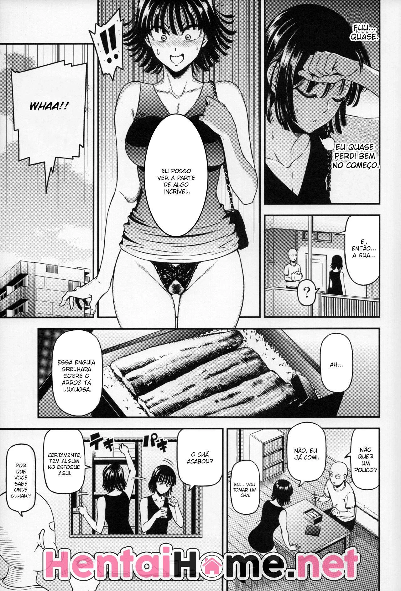 Saitama Metendo a Rola na Piranha Fubuki em Anime HQ