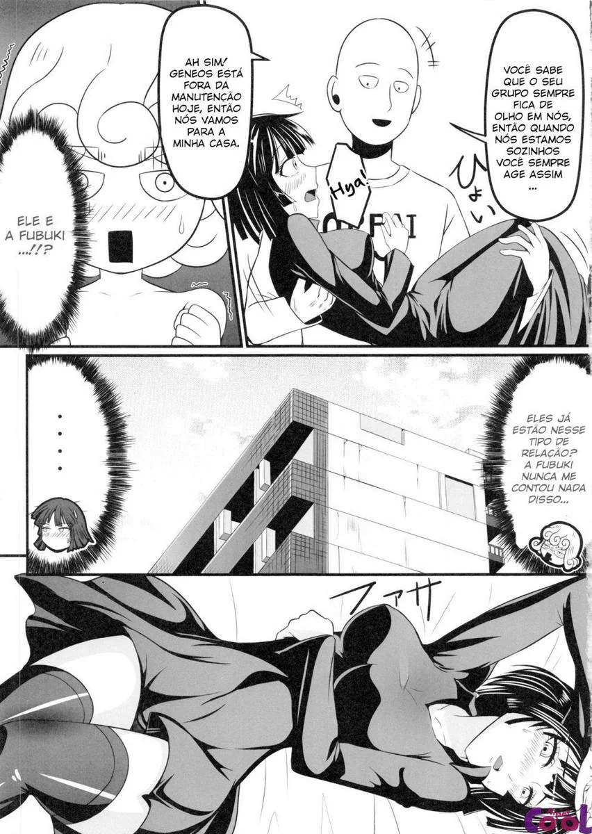 One Punch Man: Saitama Comendo Fubuki e Tatsumaki em Manga