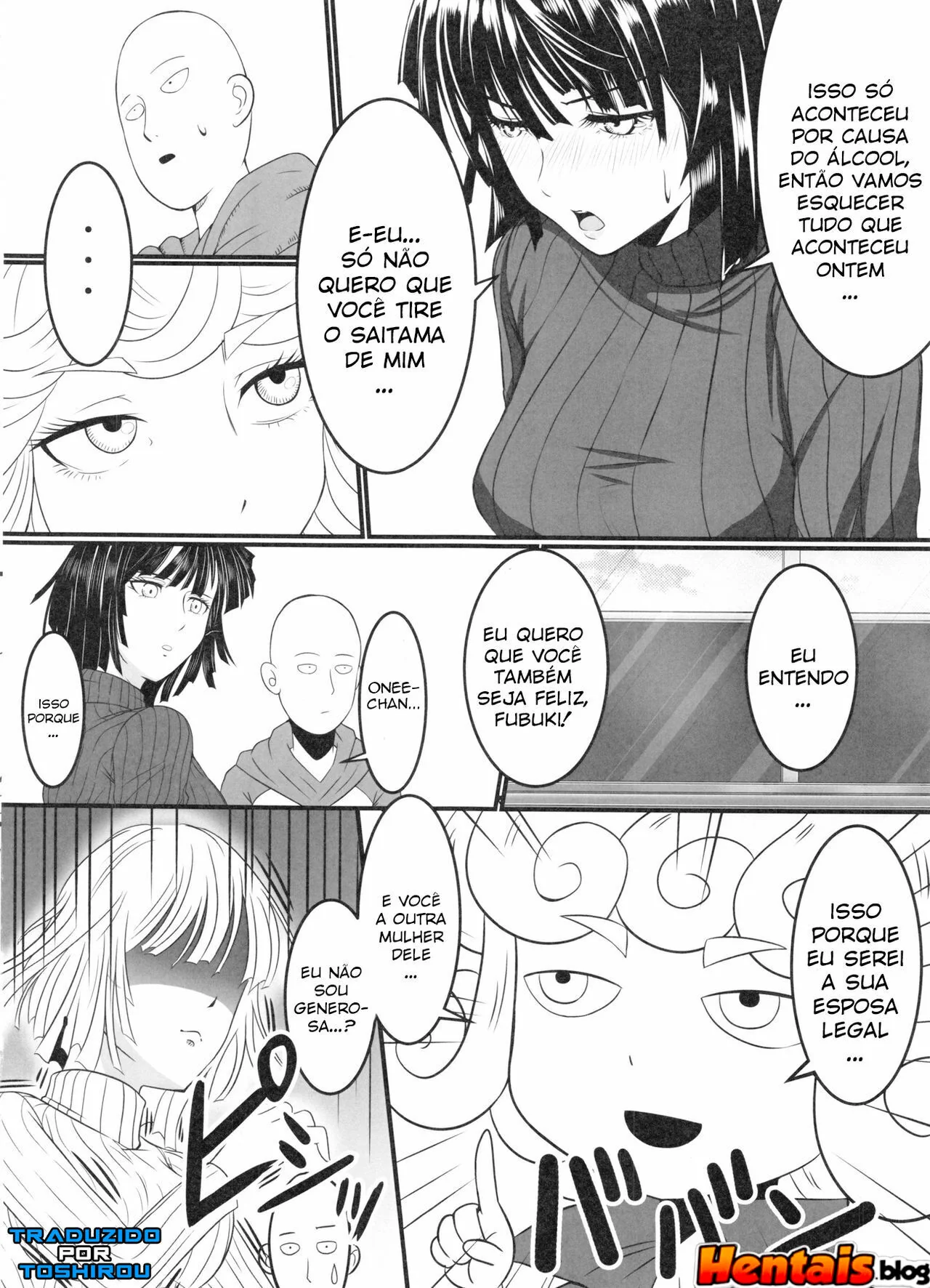 Saitama e as Irmãs Piranhas: Uma Foda de Herói em One Punch Man” em Anime Hentai