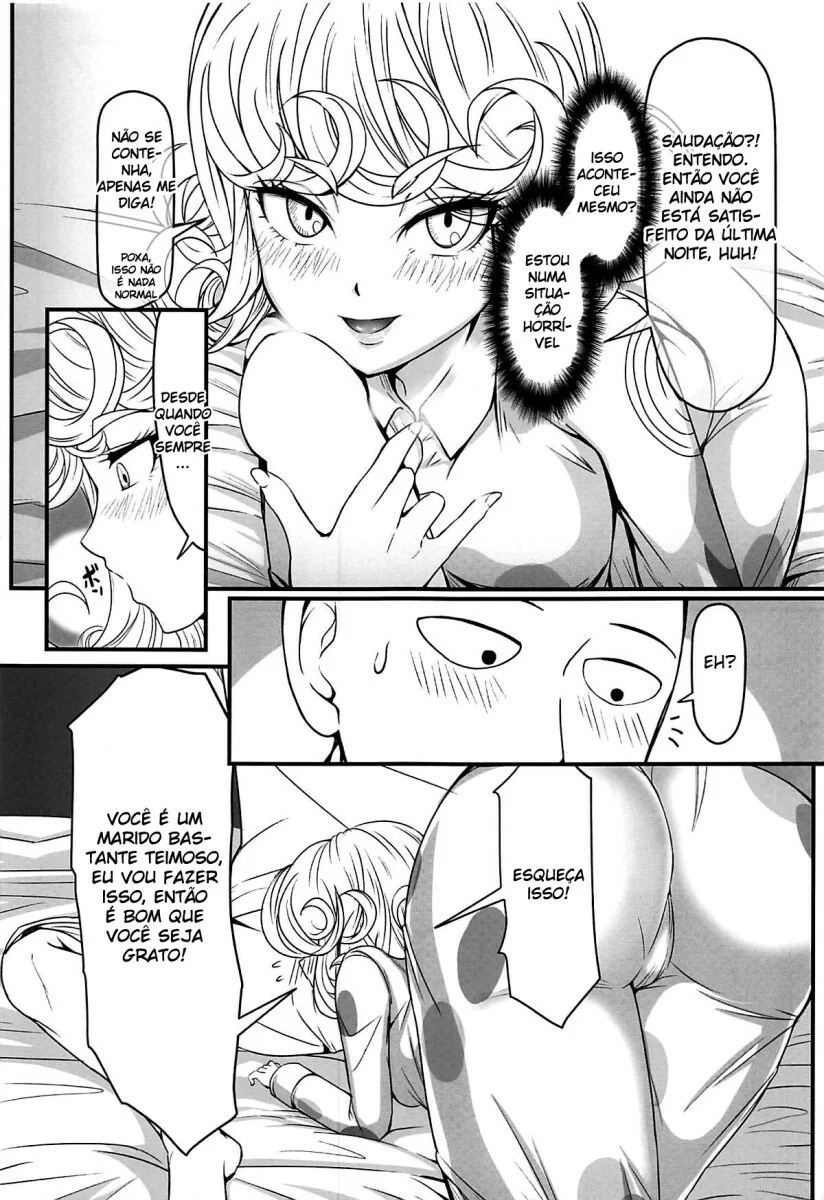 One Punch Man: Saitama Metendo Fundo em Fubuki e Tatsumaki em Hentai HQ Brasileiro