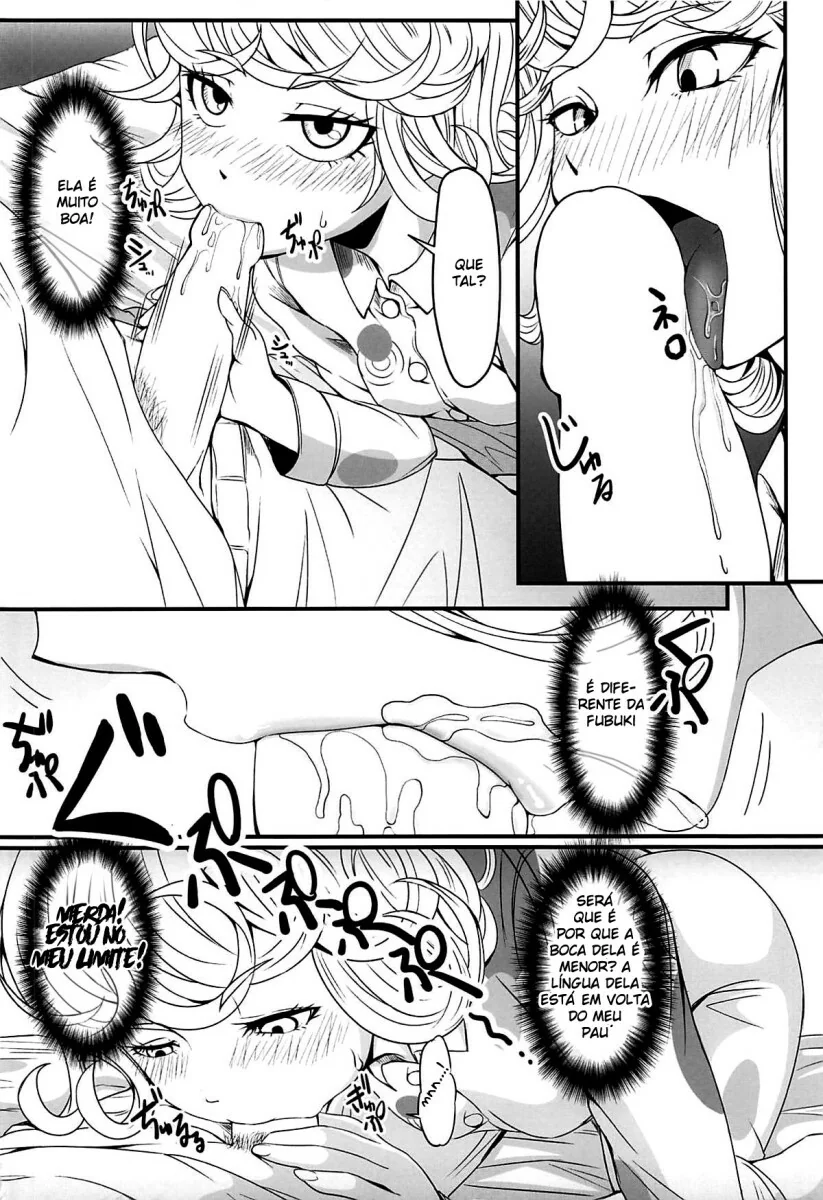 One Punch Man: Saitama Metendo Fundo em Fubuki e Tatsumaki em Hentai HQ Brasileiro