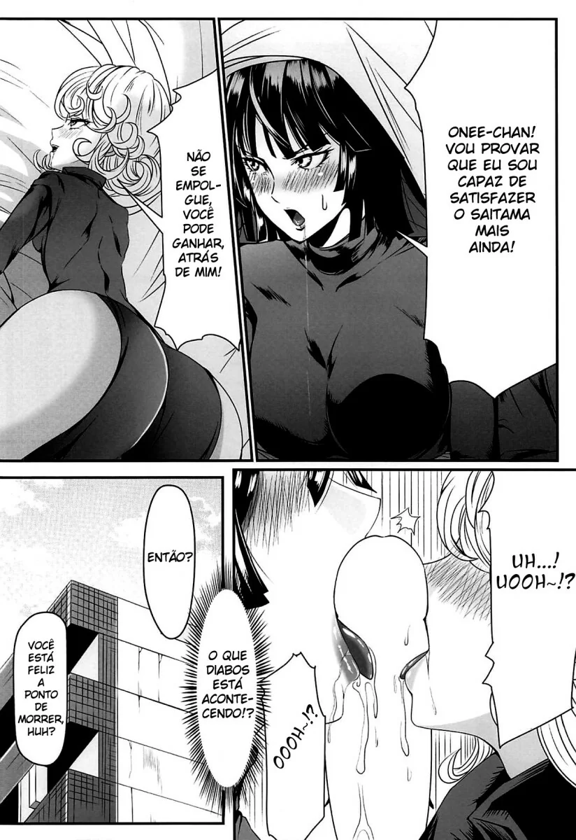 One Punch Man: Saitama Metendo Fundo em Fubuki e Tatsumaki em Hentai HQ Brasileiro