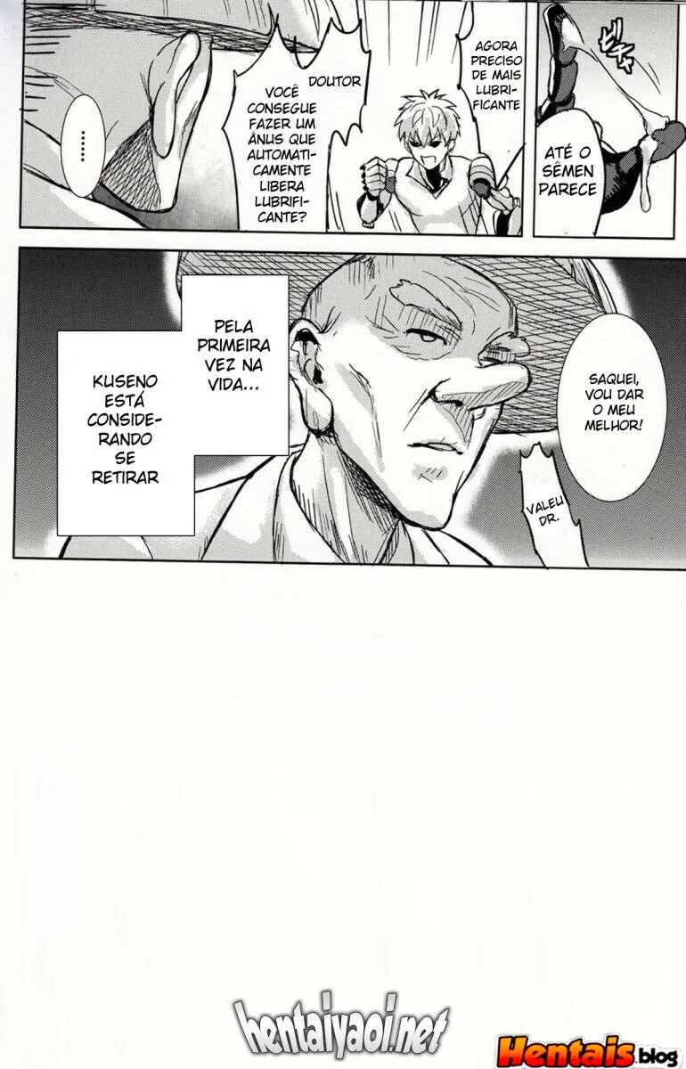 Surpresa do Genos: Saitama finalmente aliviado em hentai hq
