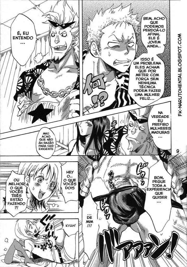 One piece – Name Sendo Abusada e fodida pelo zoro