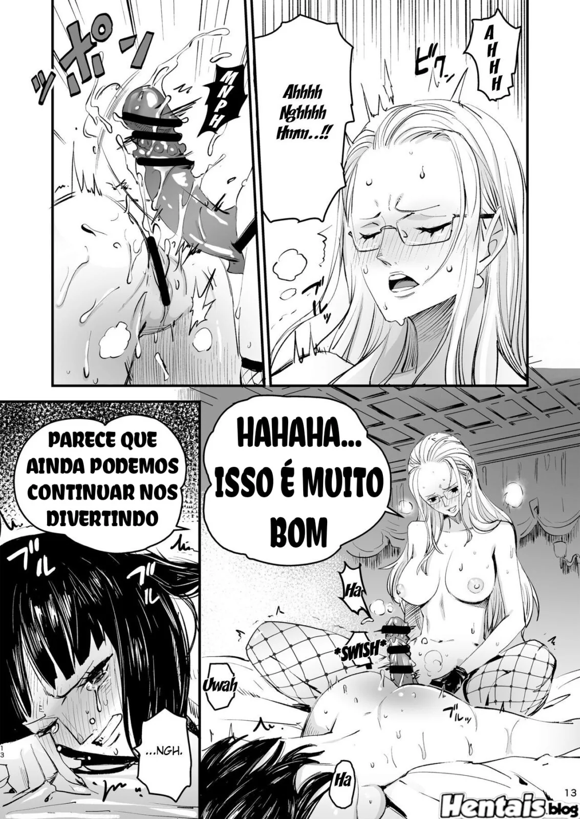 Piranhas Safadas: Kalifa e Robin em Uma Orgia Anal de HQ Brasileiro