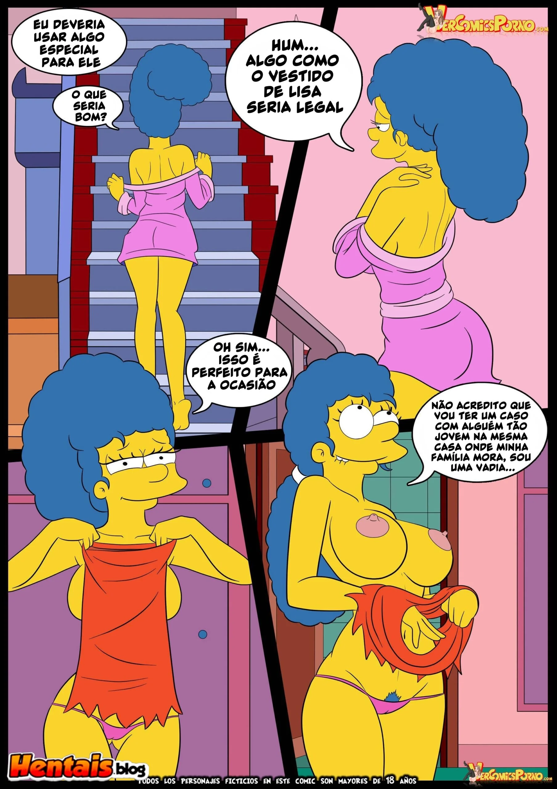 Os Simpsons: Ensino Especial da Marge Para o Valentão da Escola” em HQ Brasileiro