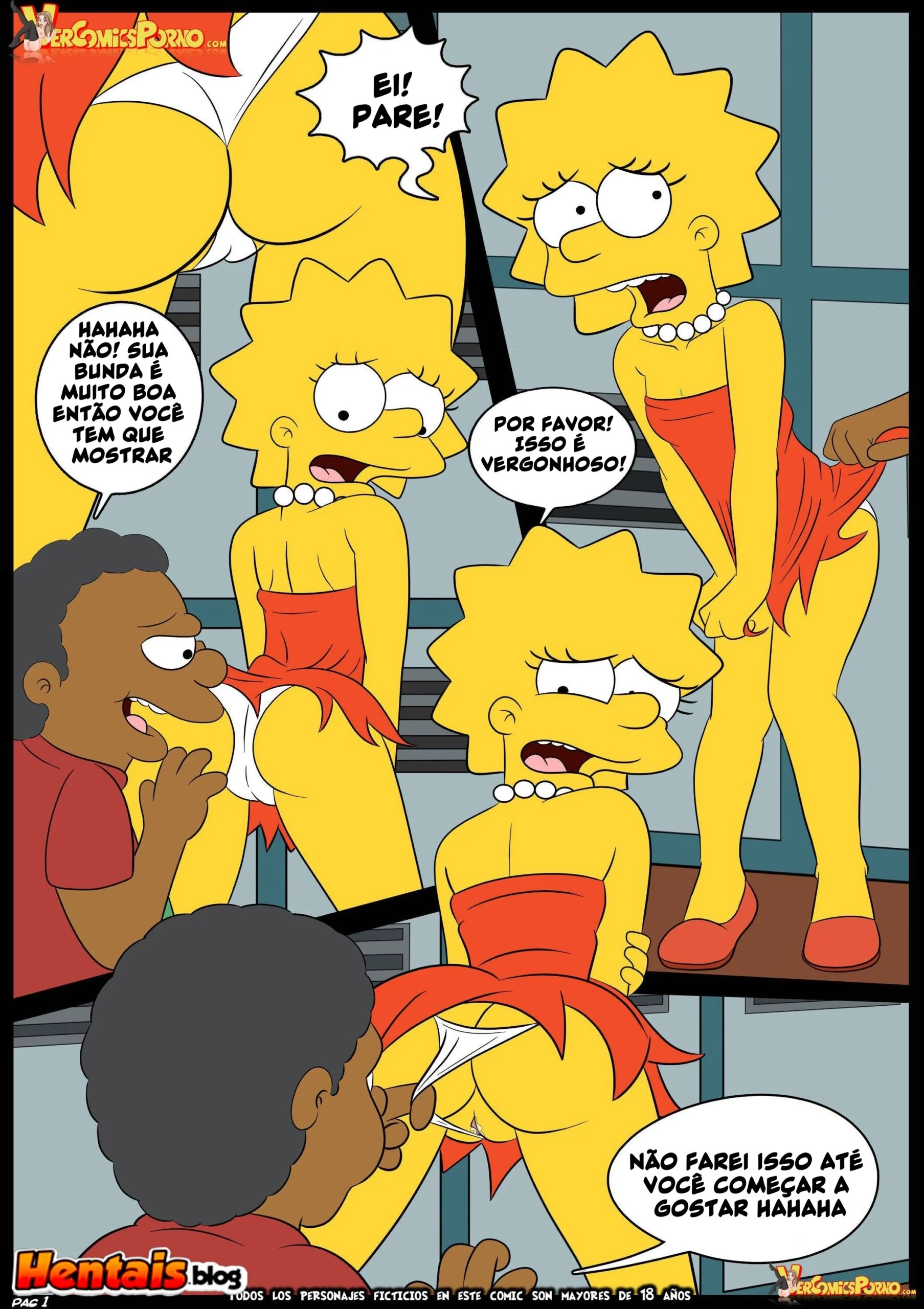 Os Simpsons: Ensino Especial da Marge Para o Valentão da Escola” em HQ Brasileiro