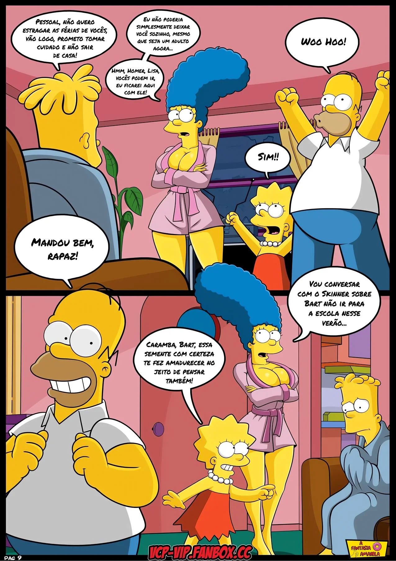 Bart de Recuperação com Senpai: Os Simpsons Hentai em HQ Brasileiro