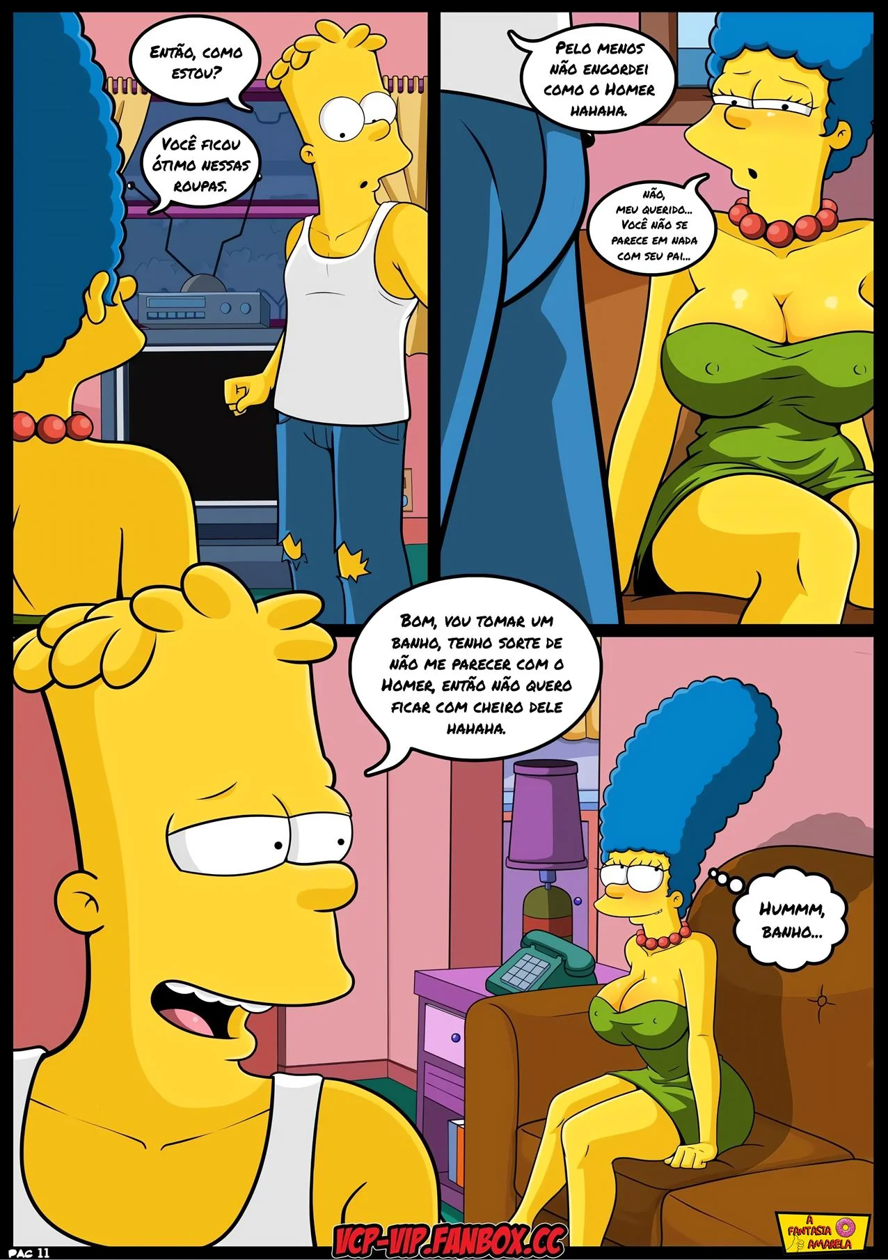 Bart de Recuperação com Senpai: Os Simpsons Hentai em HQ Brasileiro