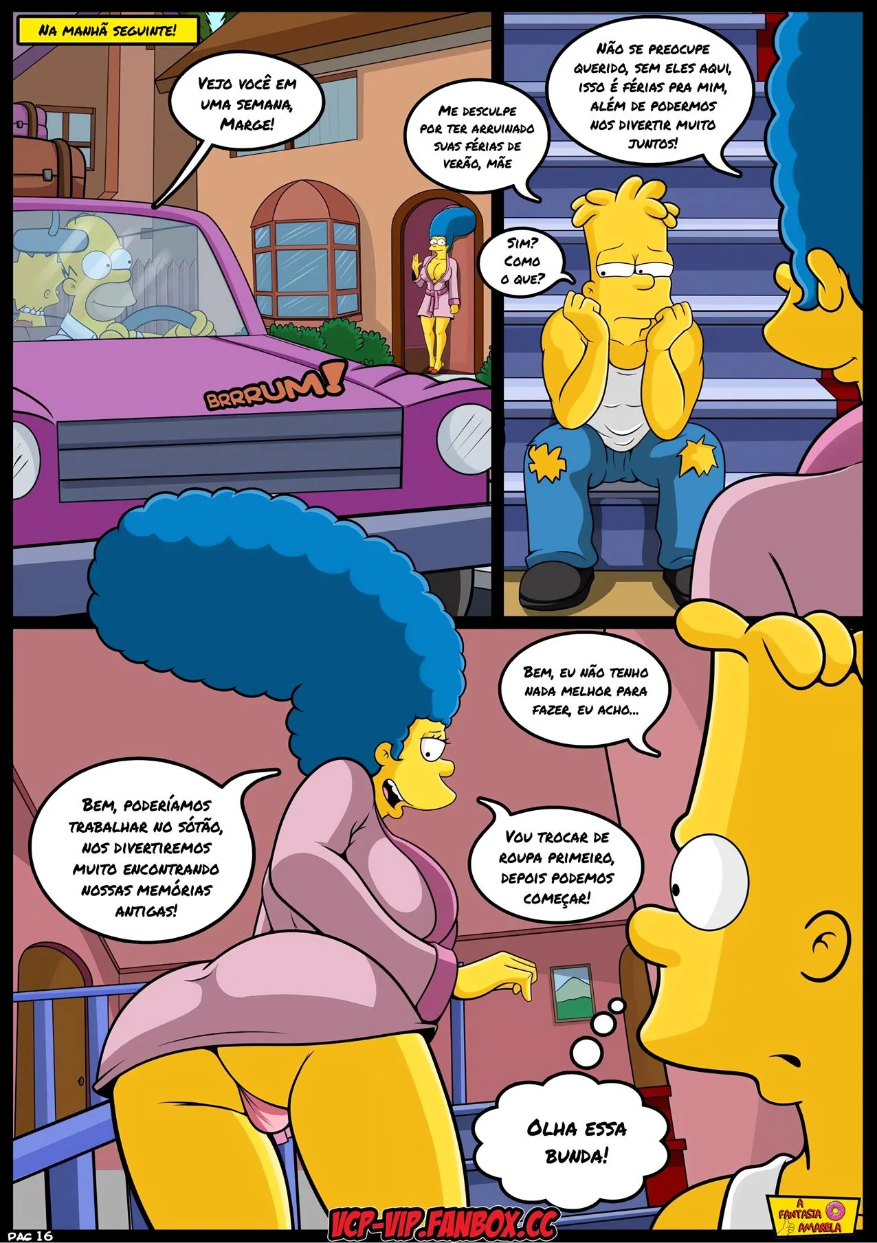 Bart de Recuperação com Senpai: Os Simpsons Hentai em HQ Brasileiro