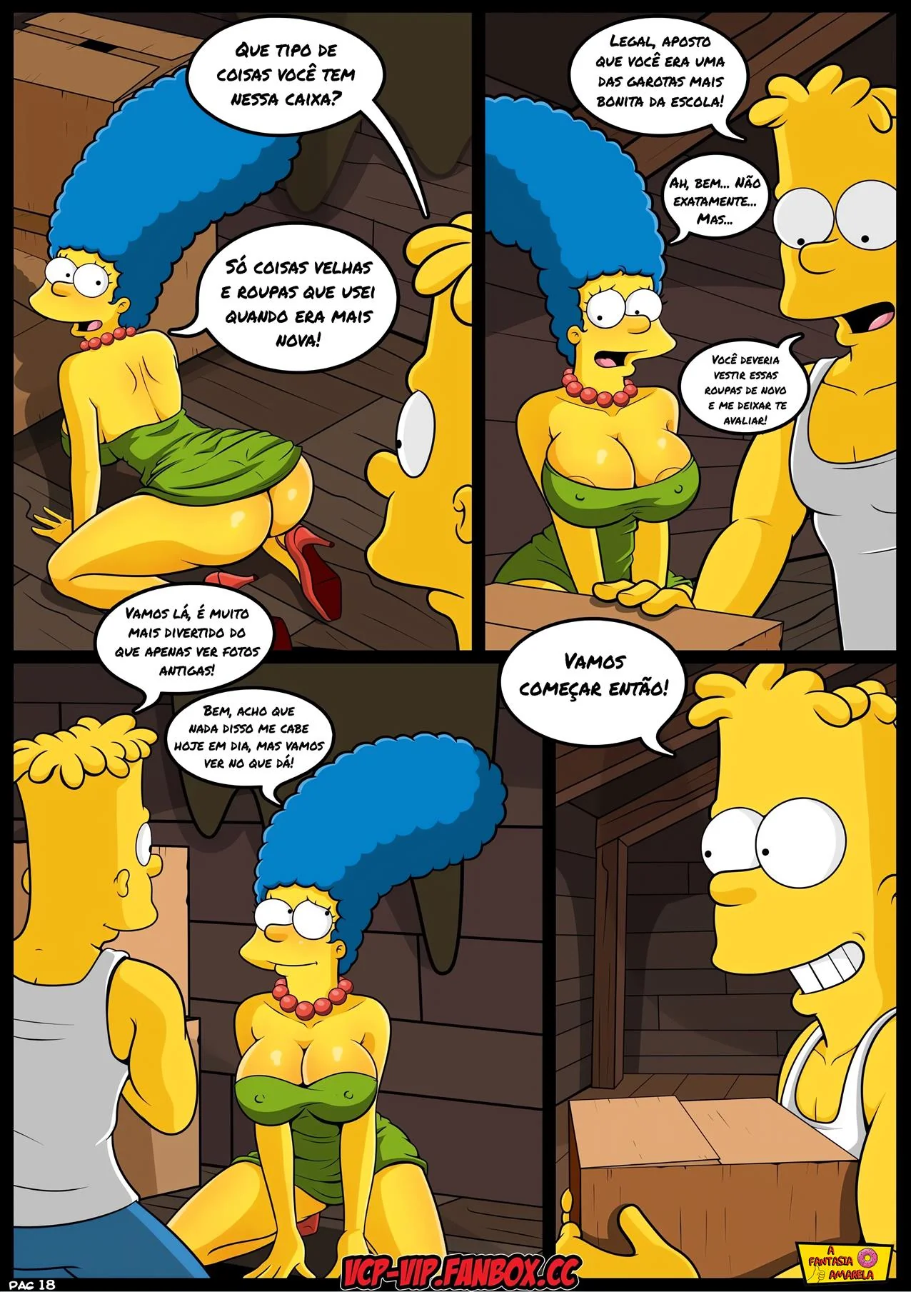 Bart de Recuperação com Senpai: Os Simpsons Hentai em HQ Brasileiro
