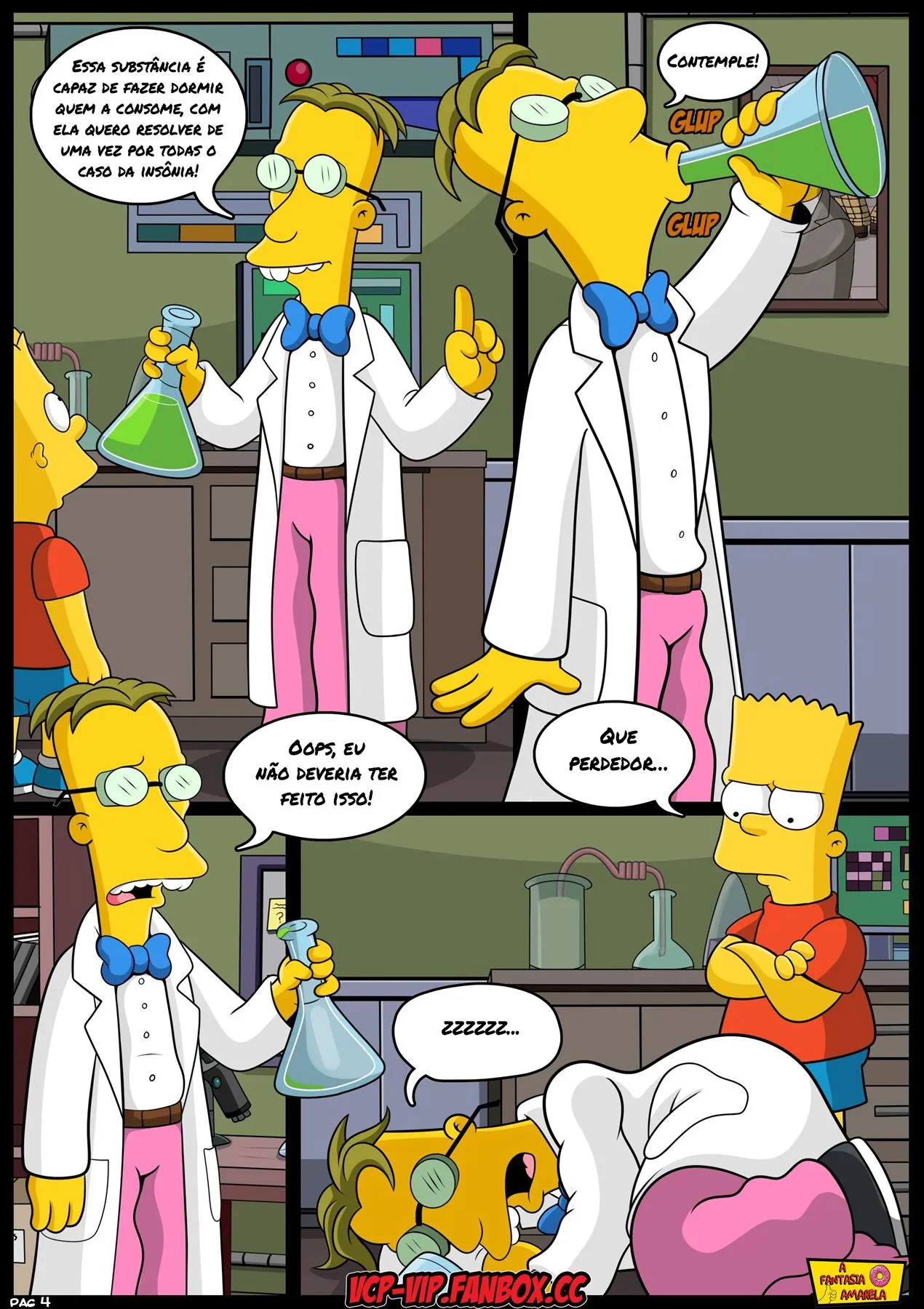 Bart de Recuperação com Senpai: Os Simpsons Hentai em HQ Brasileiro
