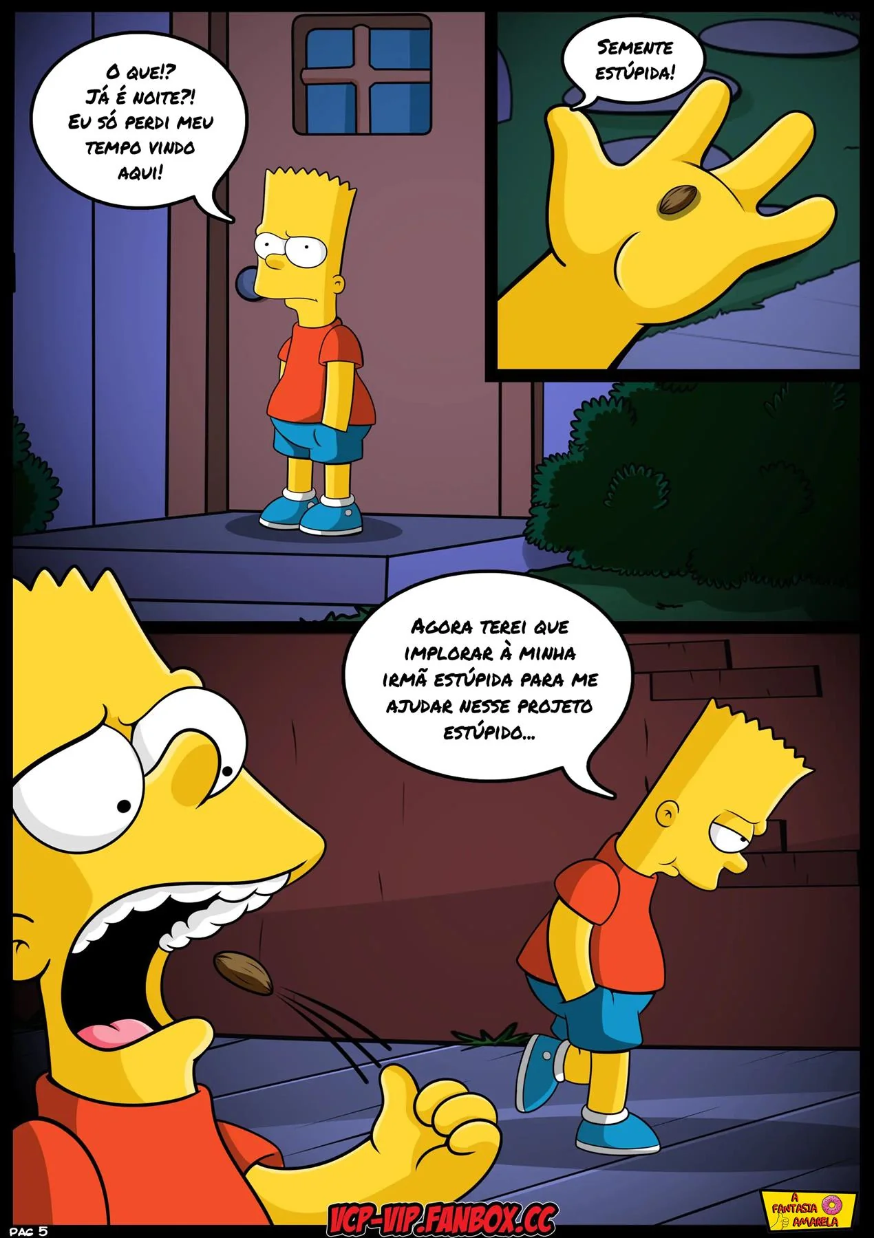 Bart de Recuperação com Senpai: Os Simpsons Hentai em HQ Brasileiro