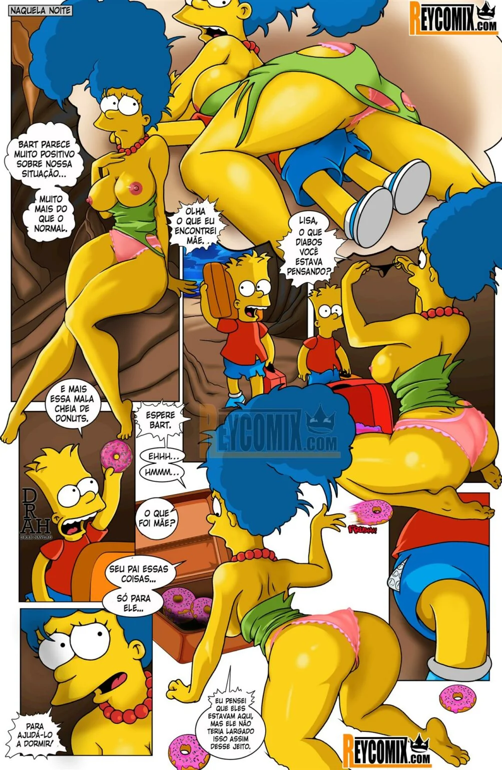 Bart Fode Marge na Ilha Deserta – Hentai HQ Brasileiro