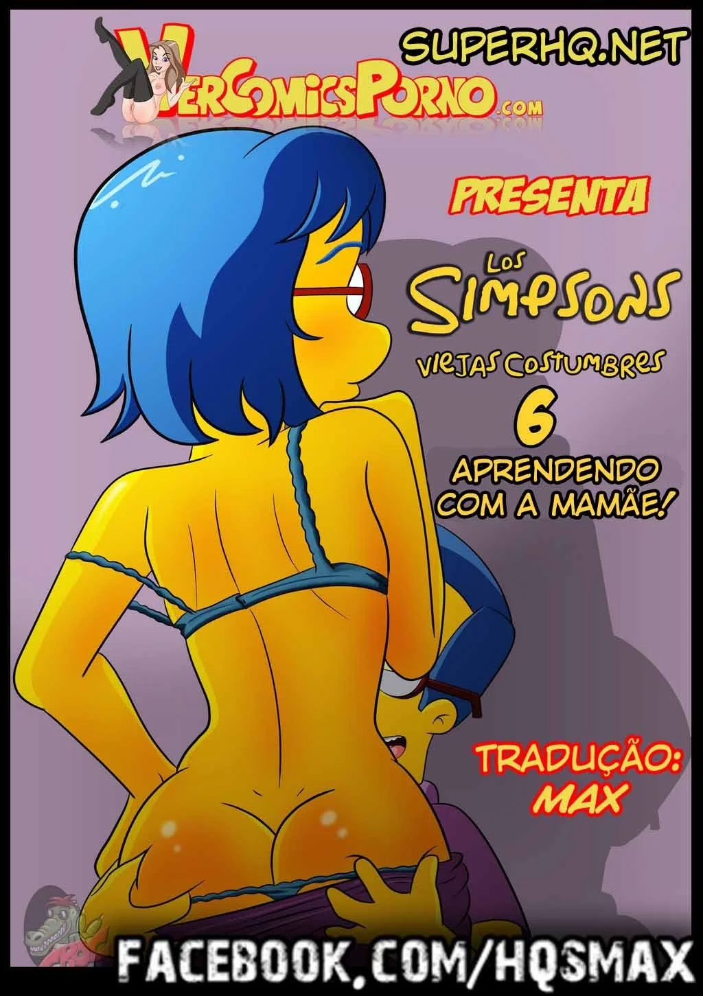 Os Simpsons Hentai: Velhos Costumes VL.06 – Muita Buceta e Pica em Família Safada! Em HQ Brasileiro