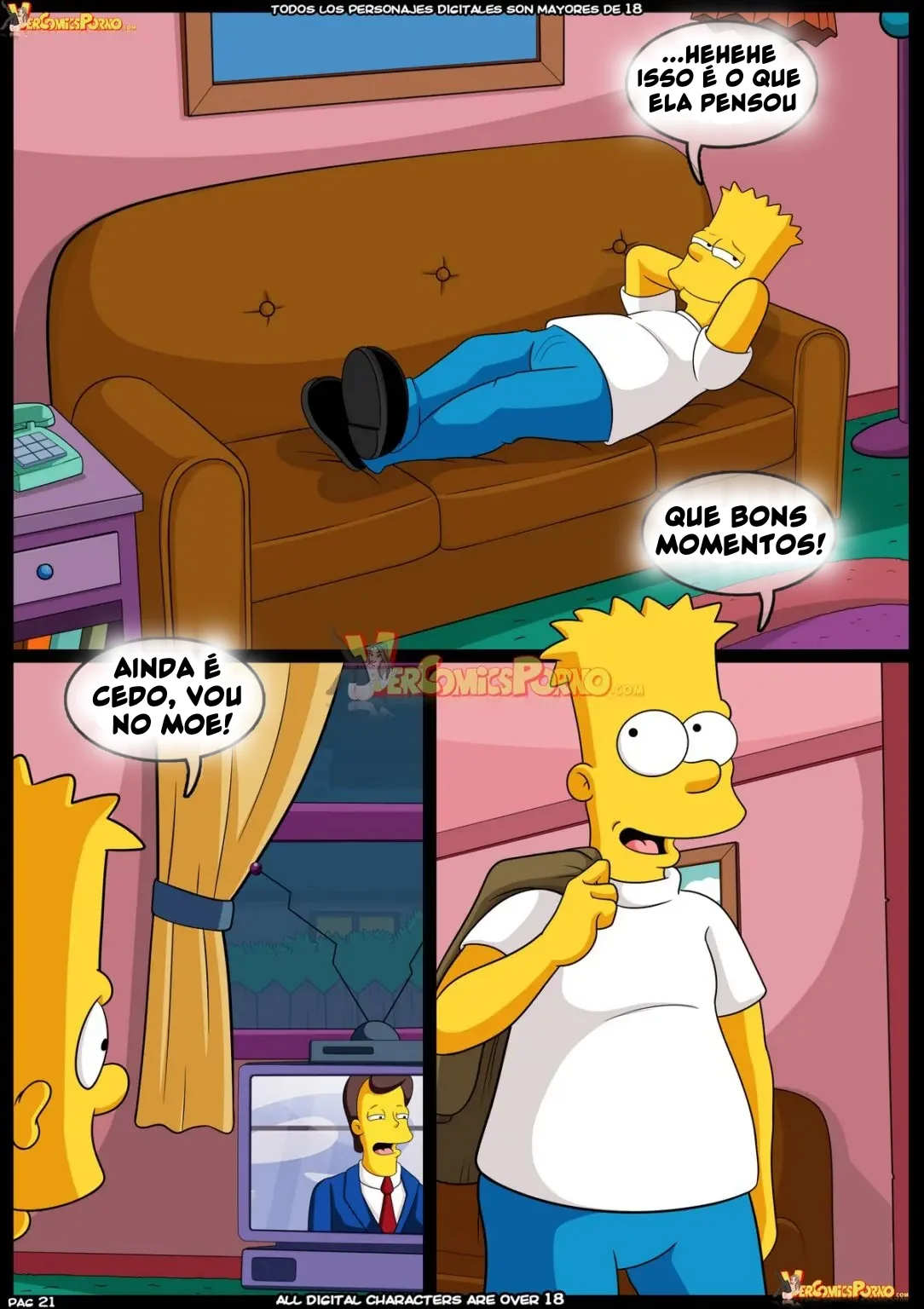 Bart e Marge Simpsons: Velhos Costumes VL.09 – Hentai HQ Brasileiro